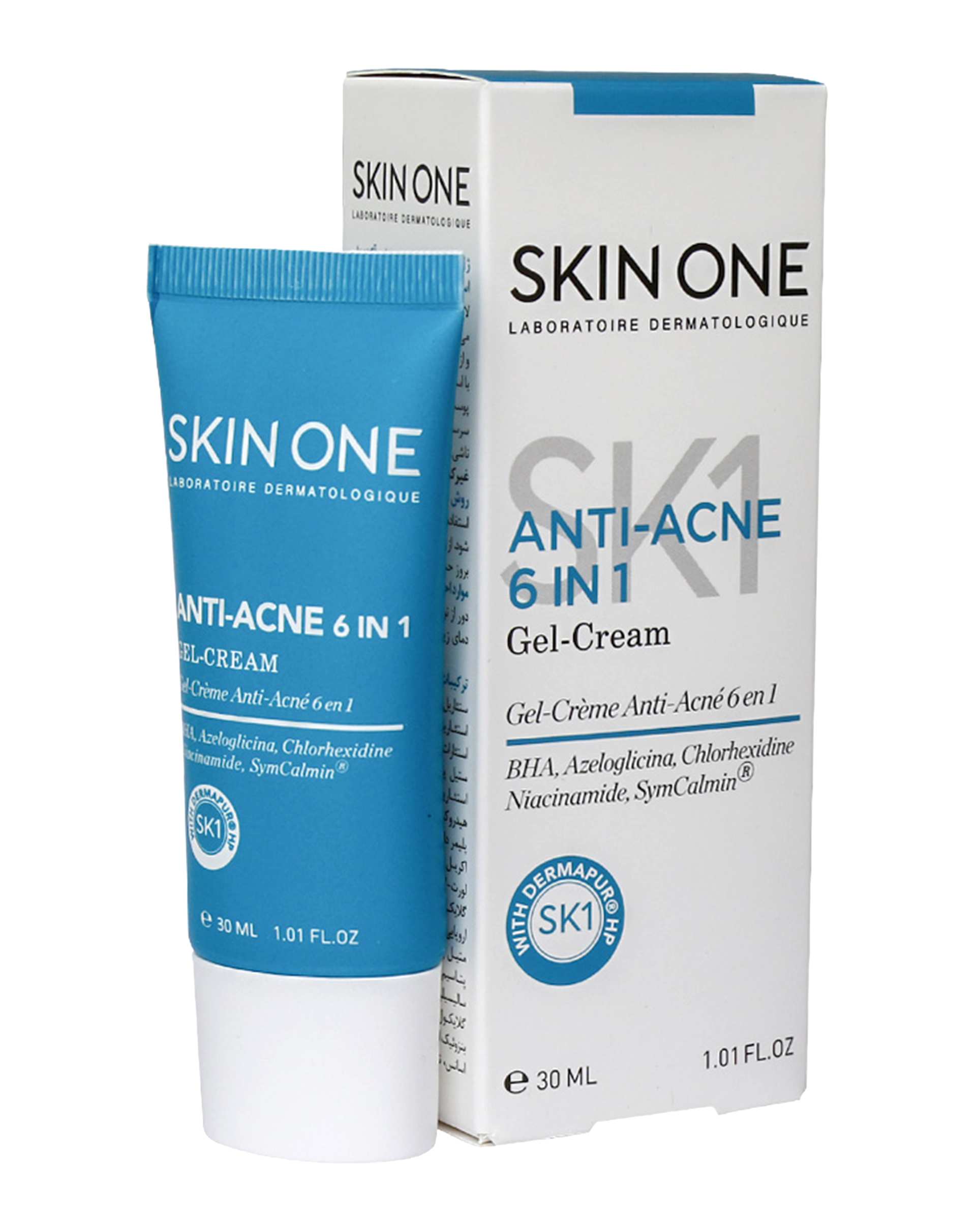 ژل کرم ضد جوش 6 در 1 پوست آکنه دار اسکین وان Skin One حجم 30ml