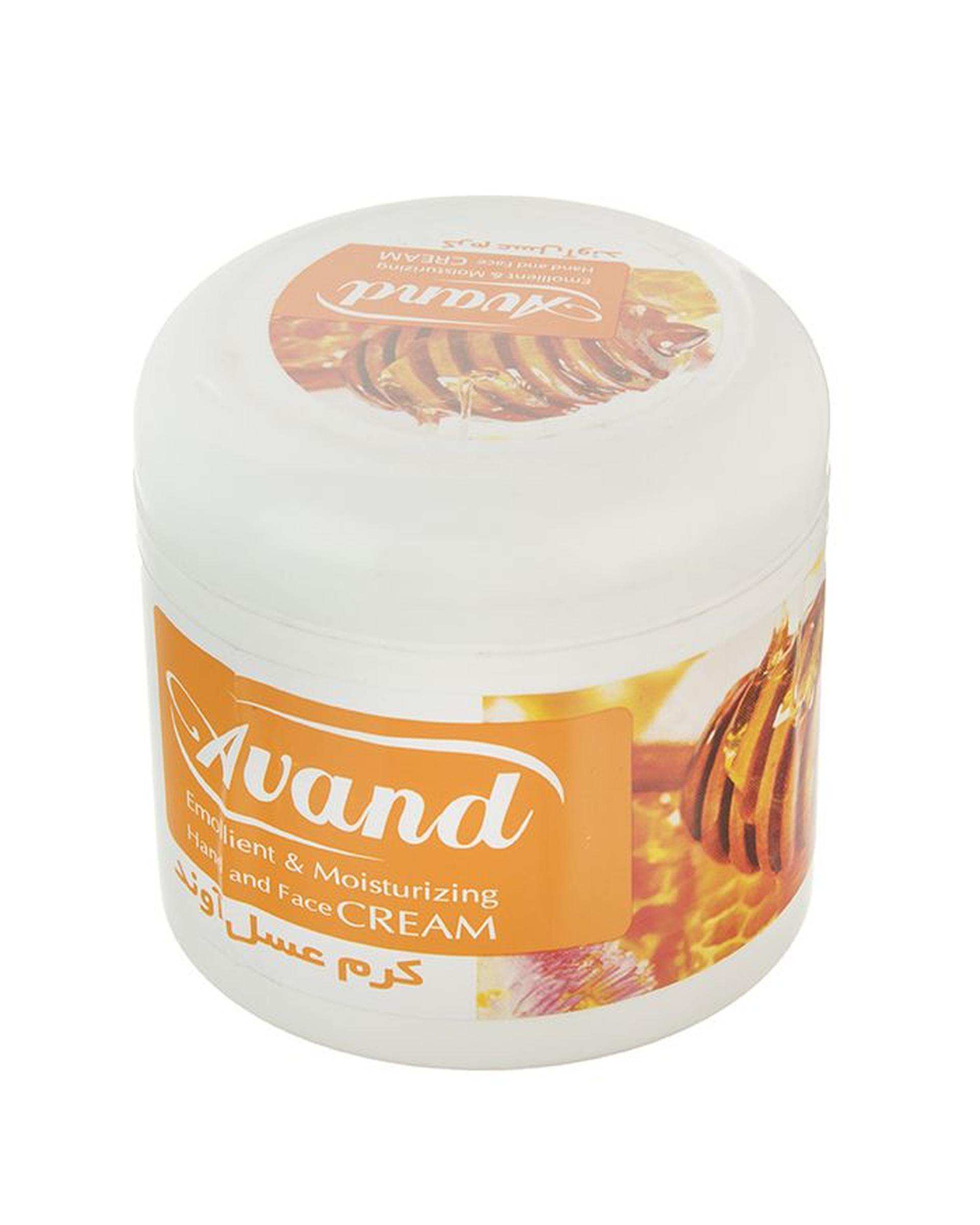 کرم مرطوب کننده و نرم کننده آوند Avand مدل Honey حجم 200ml