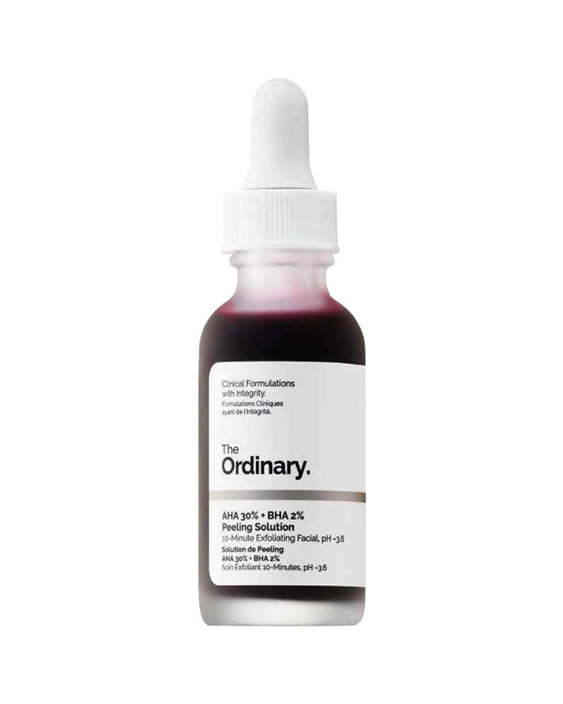 سرم پوست اوردینری The Ordinary مدل Peeling حاوی AHA 30% + BHA 2% حجم ۳۰ml