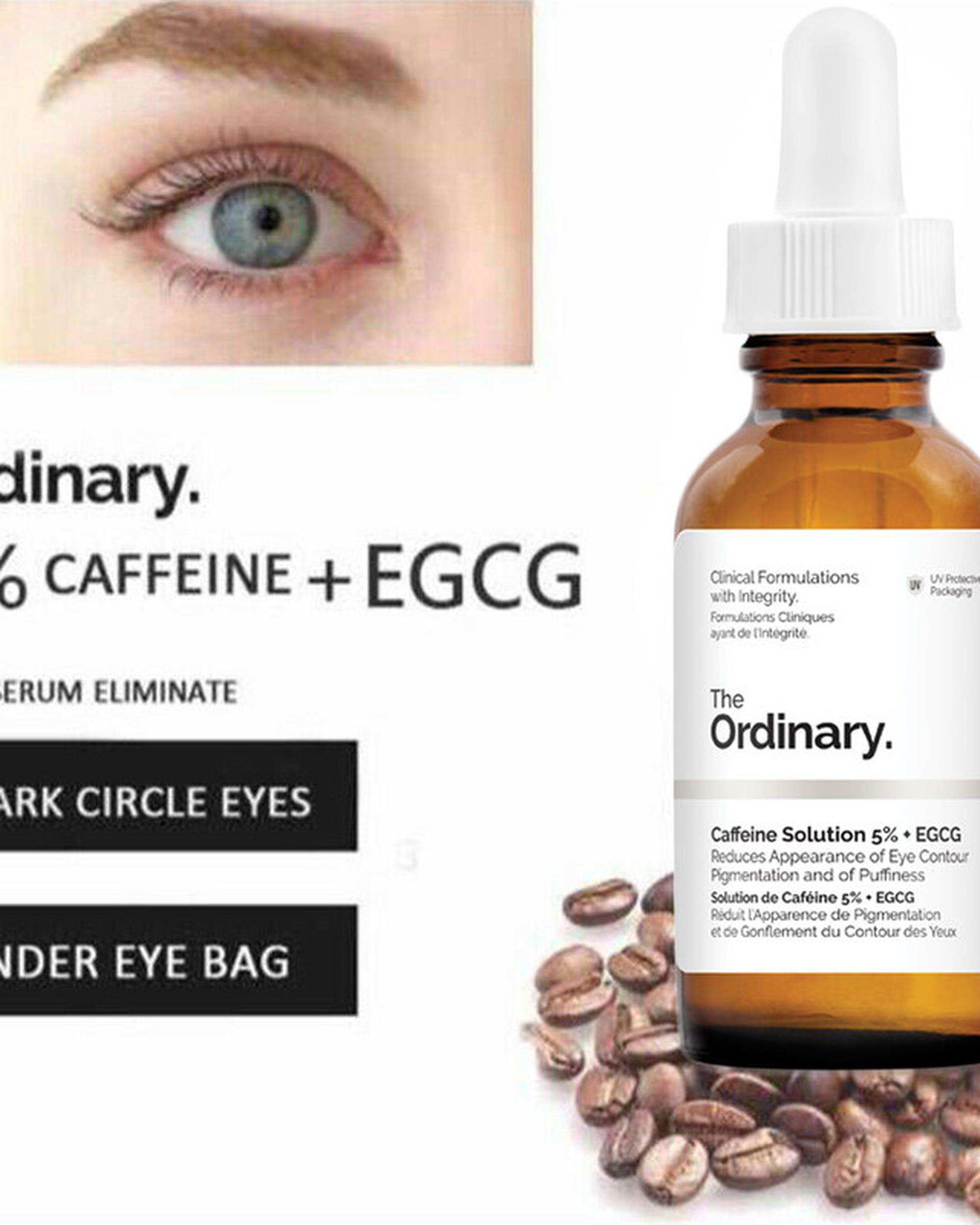 سرم روشن کننده دور چشم اوردینری The Ordinary مدل Caffeine Solution %5 حجم ۳۰ml