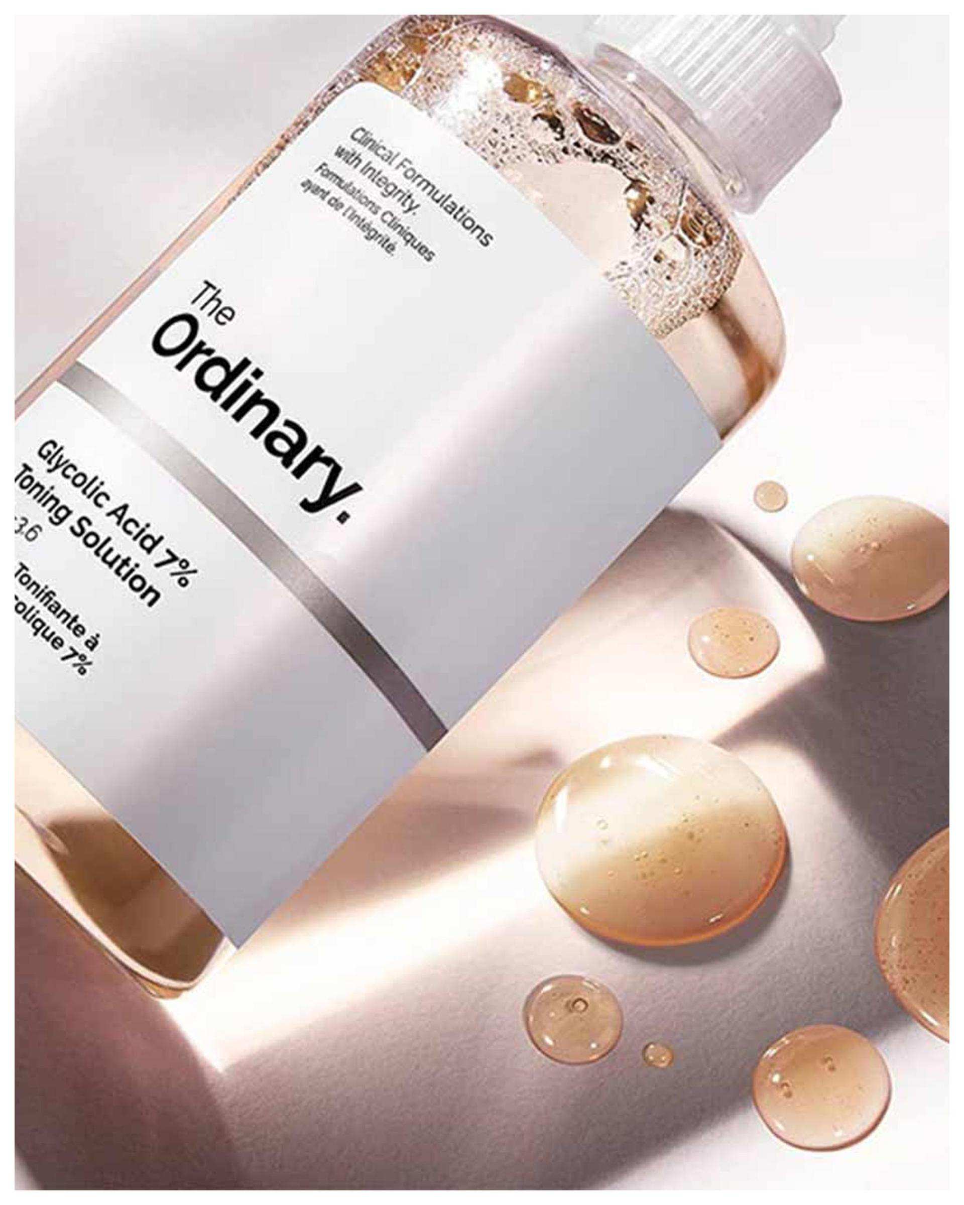 تونیک لایه بردار و روشن کننده پوست اوردینری The Ordinary مدل Glycolic Acid 7% Toning Solution حجم 240ml