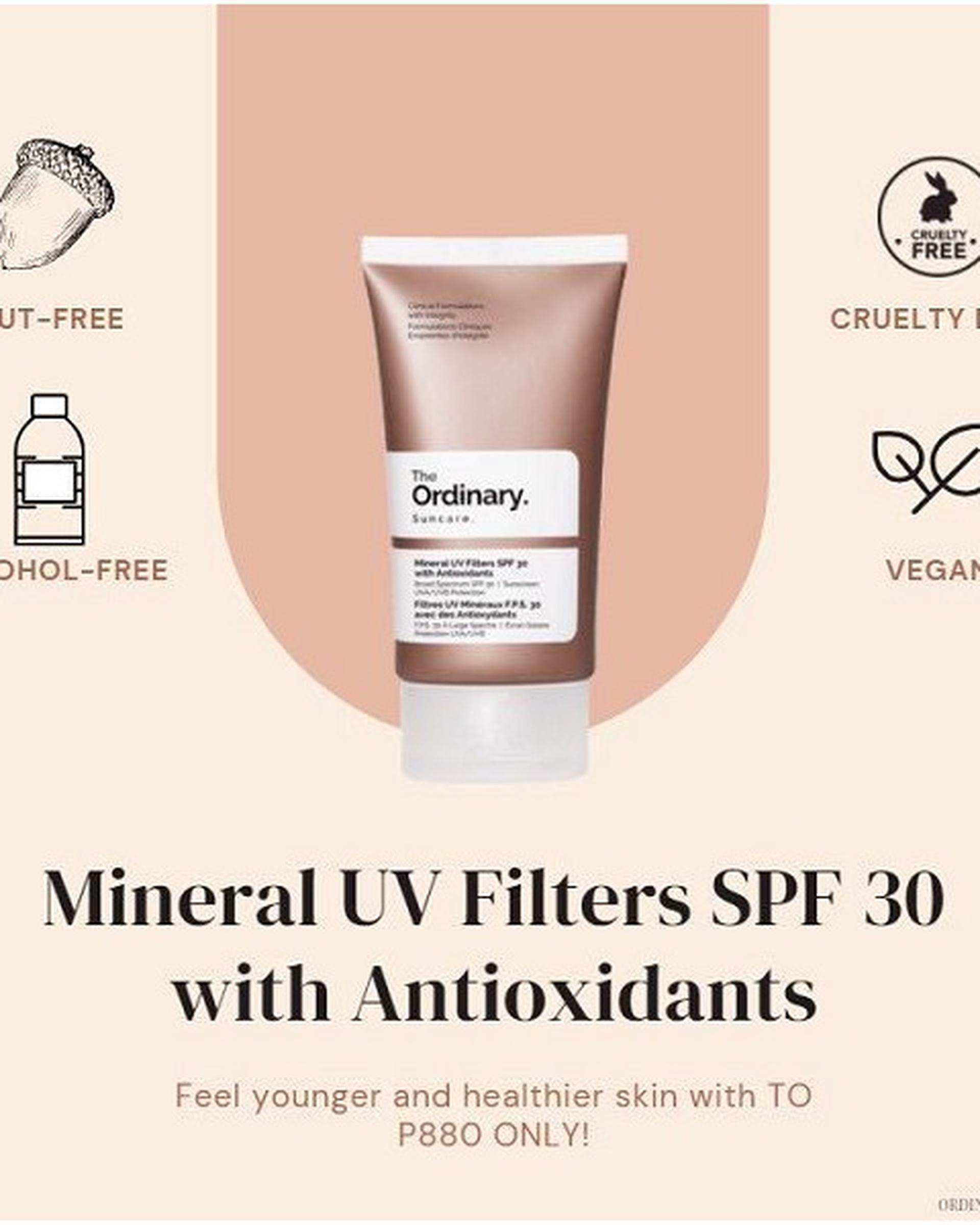 کرم ضد آفتاب SPF30 اوردینری The Ordinary مدل Mineral حجم 50ml