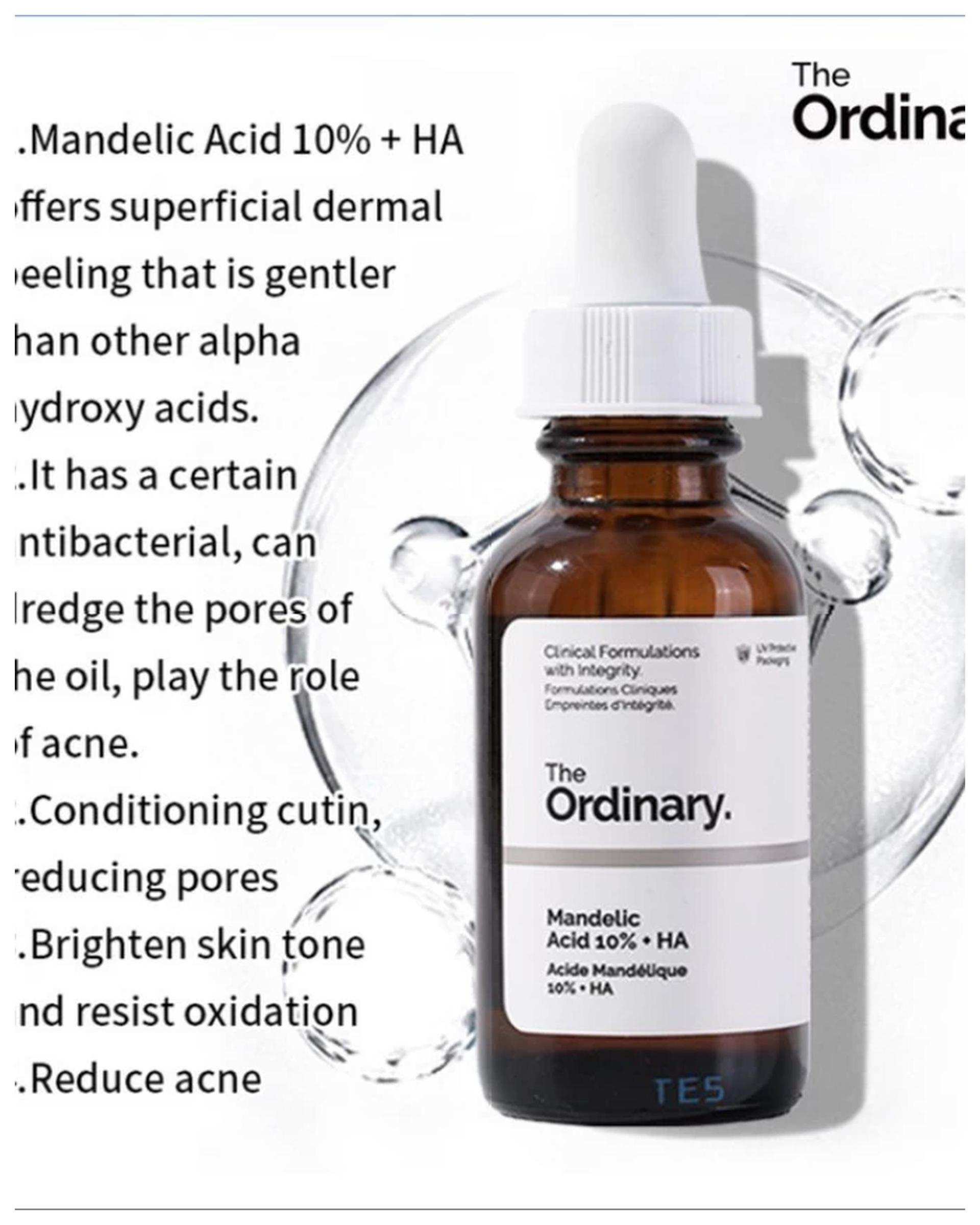 سرم لایه بردار پوست اوردینری The Ordinary مدل Mandelic Acid 10% + HA حجم 30ml