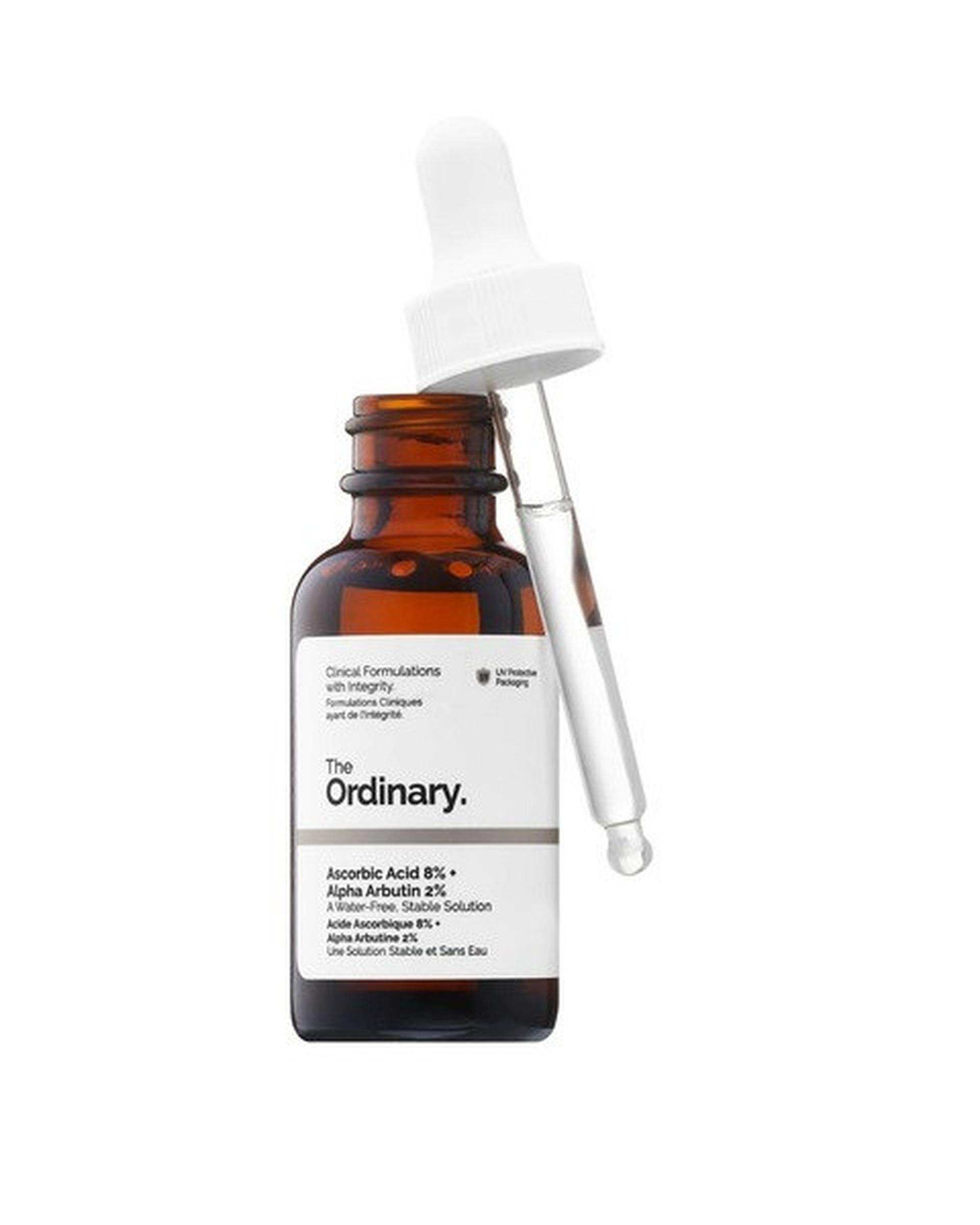 سرم روشن کننده پوست اوردینری The Ordinary مدل Ascorbic Acid 8% + Alpha Arbutin 2% حجم 30ml