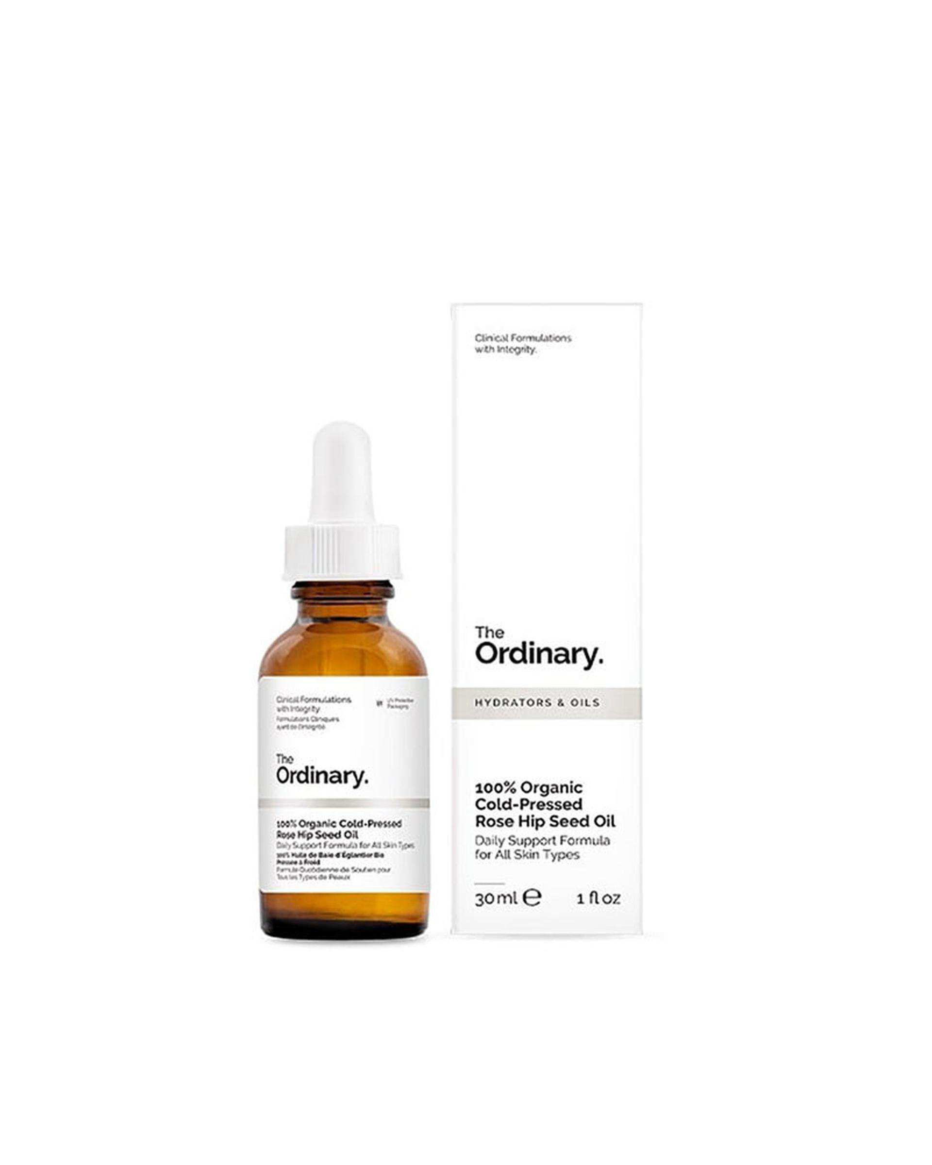 روغن مو اوردینری The Ordinary مدل Organic Cold Pressed Rose Hip Seed Oil حجم 30ml