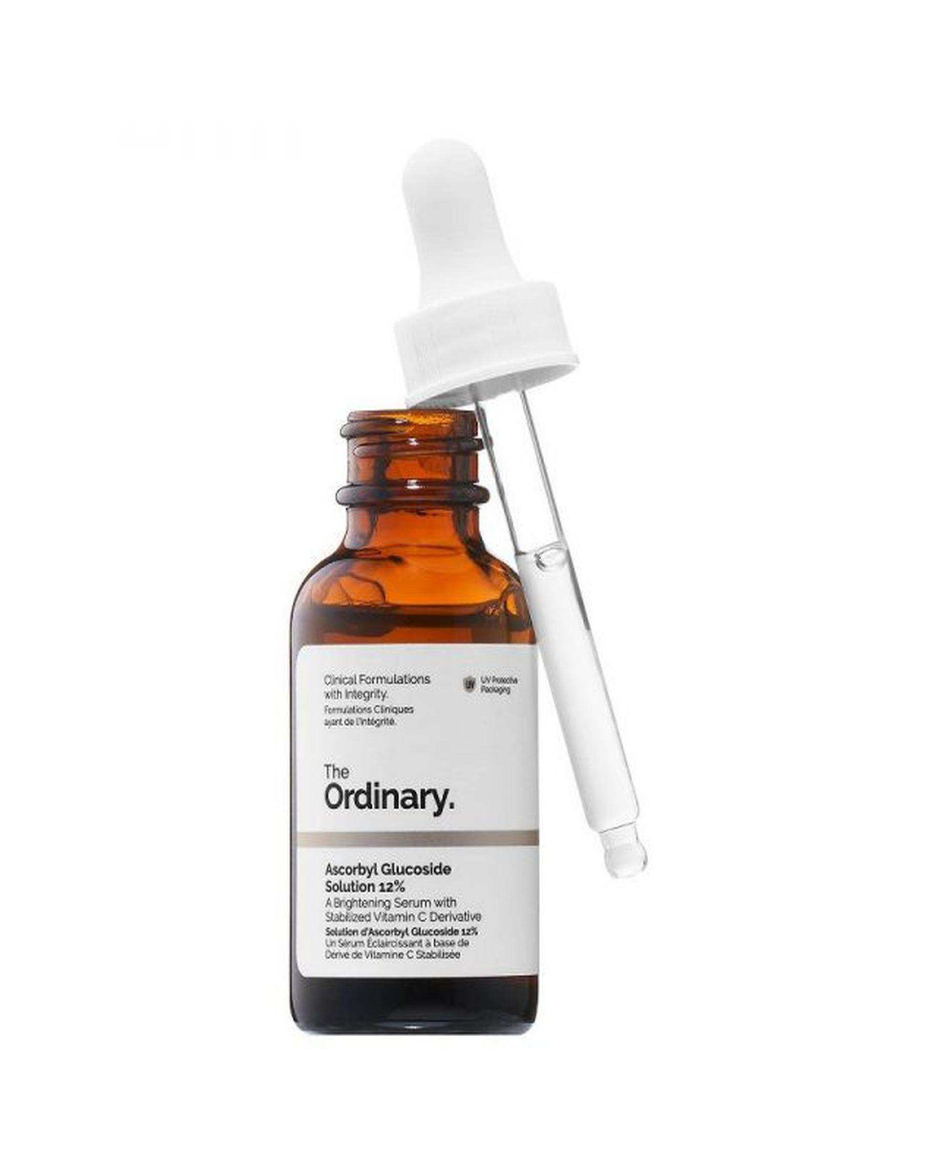 سرم روشن کننده پوست اوردینری The Ordinary مدل Ascorbyl Glucoside Solution 12% حاوی ویتامین C حجم 30ml