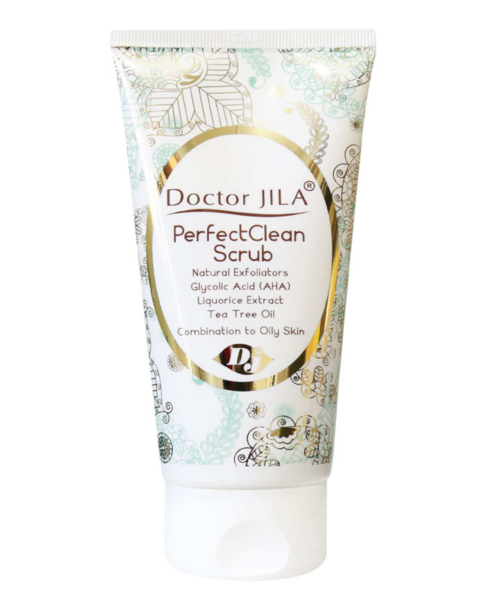 اسکراب صورت دکتر ژیلا Doctor Jila مدل Perfect Clean حاوی روغن درخت چای 140ml