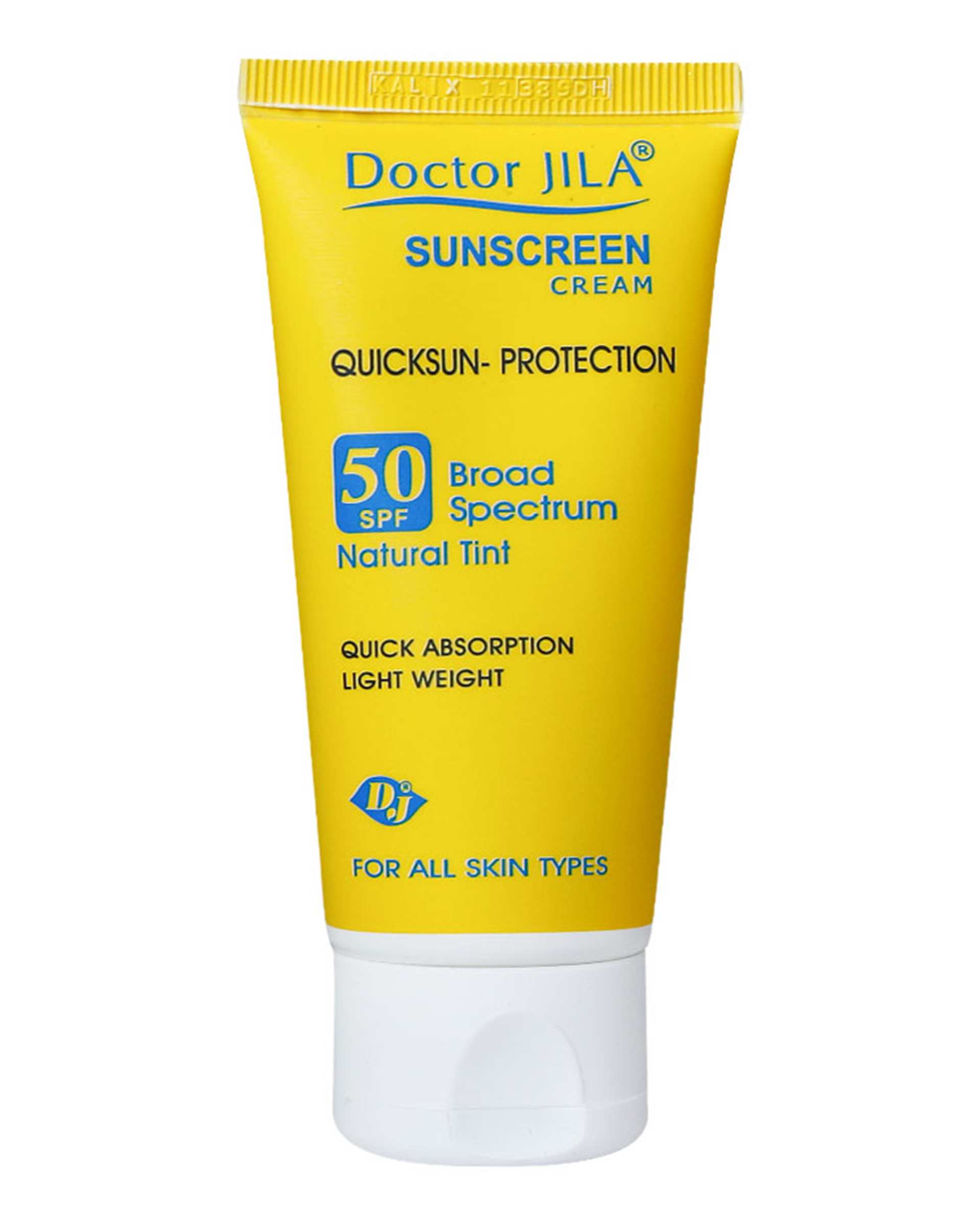 کرم ضد آفتاب SPF50 دکتر ژیلا Doctor Jila مدل Quick Sun رنگ طبیعی 50ml