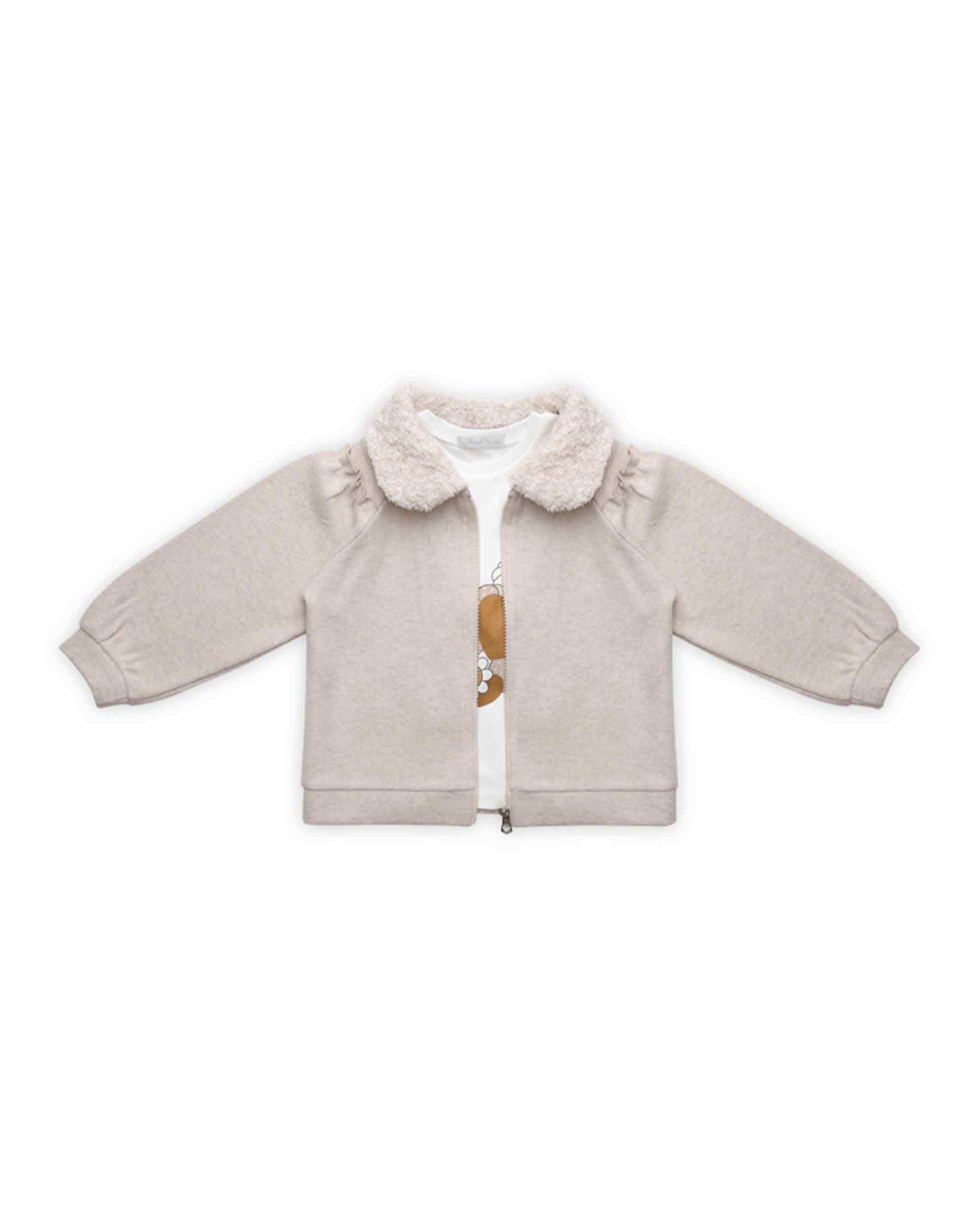 ست 3 تکه سویشرت و شلوار کبریتی فیورلا Fiorella مدل خرس قلبی کد 233524