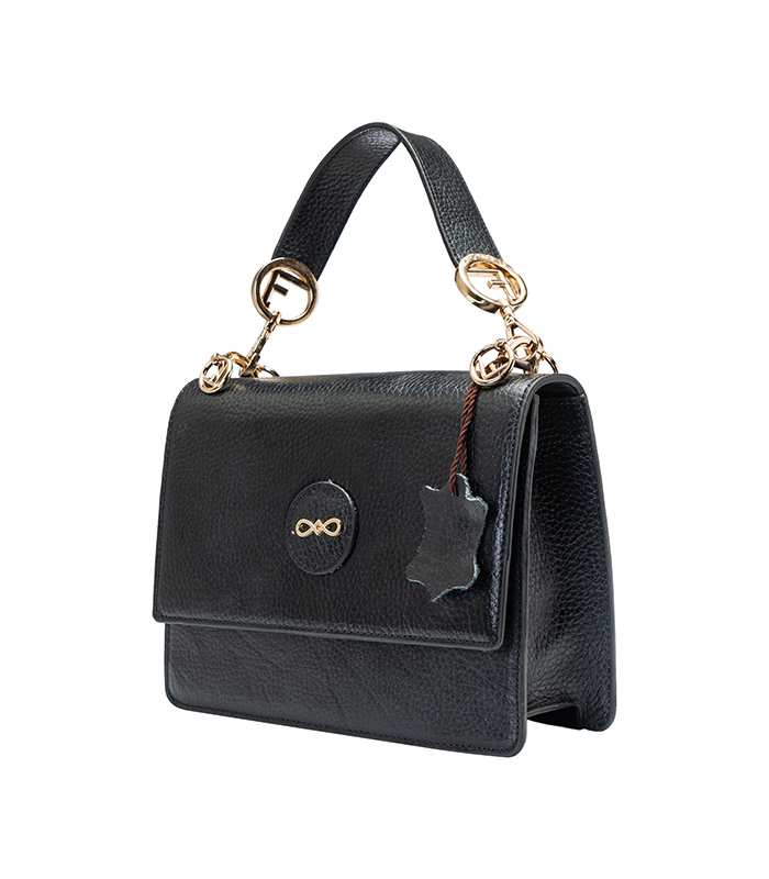 کیف زنانه دوشی مشکی صاد Saad مدل RZ2603