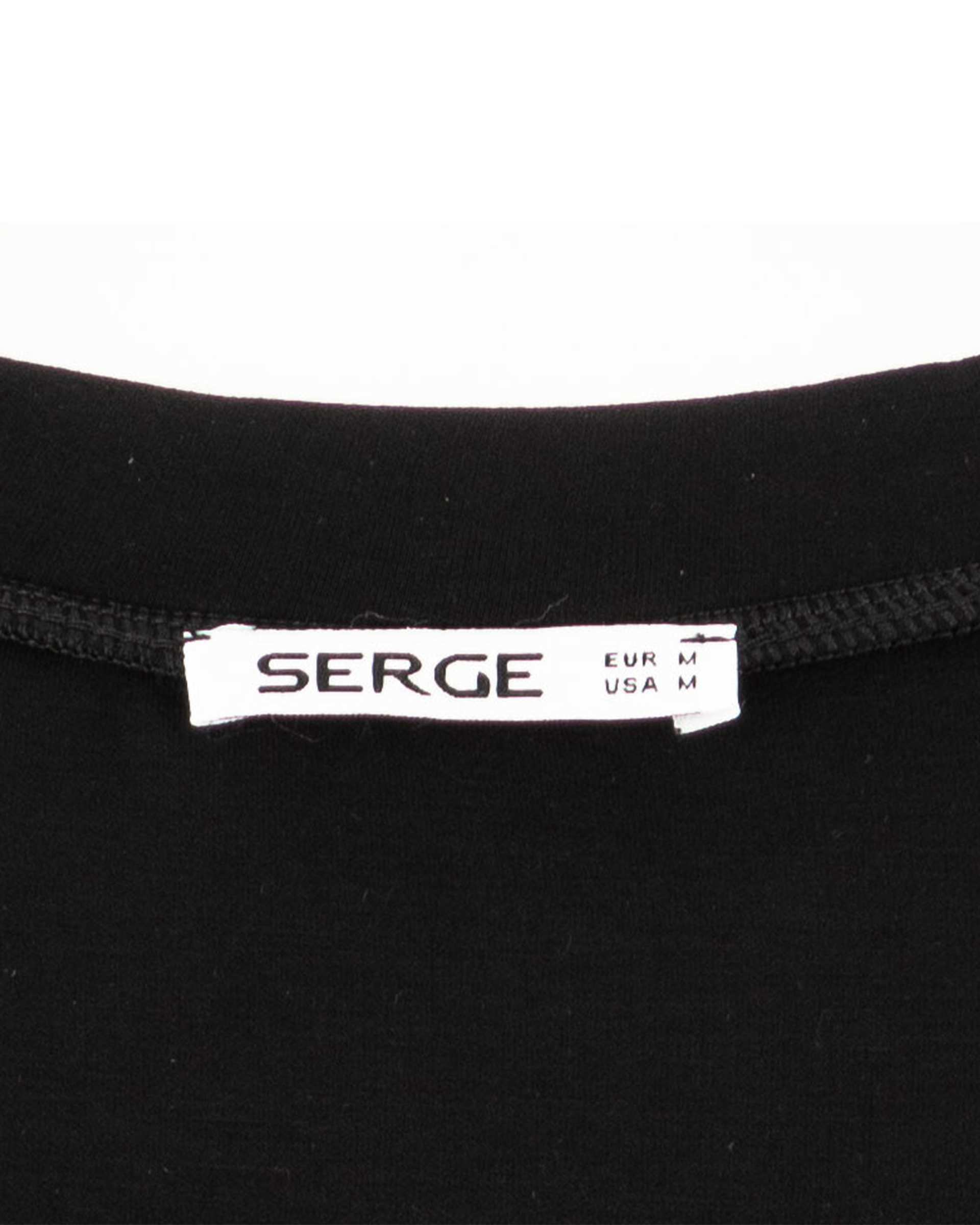 سویشرت زنانه جلو بسته مشکی سرژه Serge کد 203454