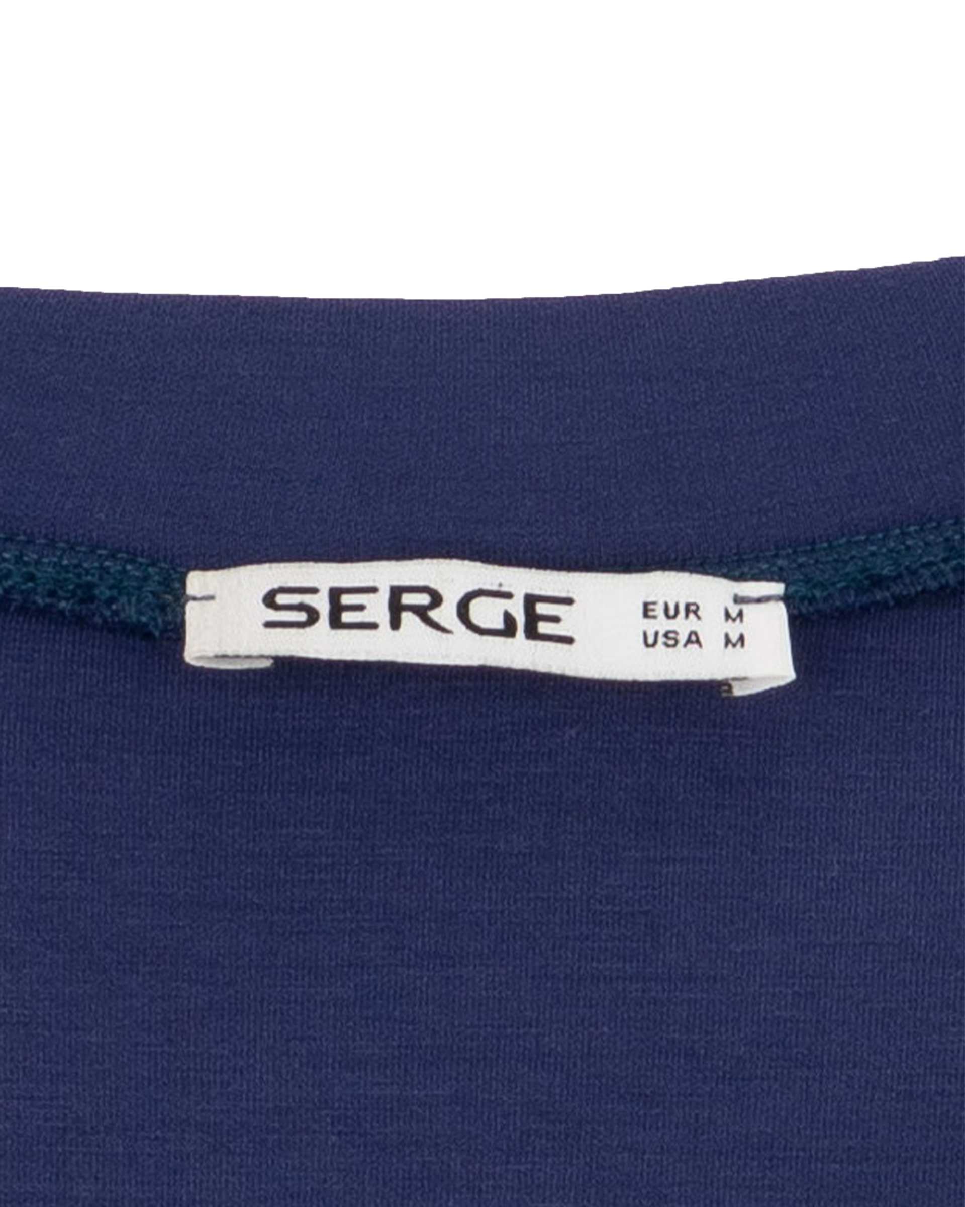 سویشرت زنانه جلو بسته سرمه ای سرژه Serge کد 203454