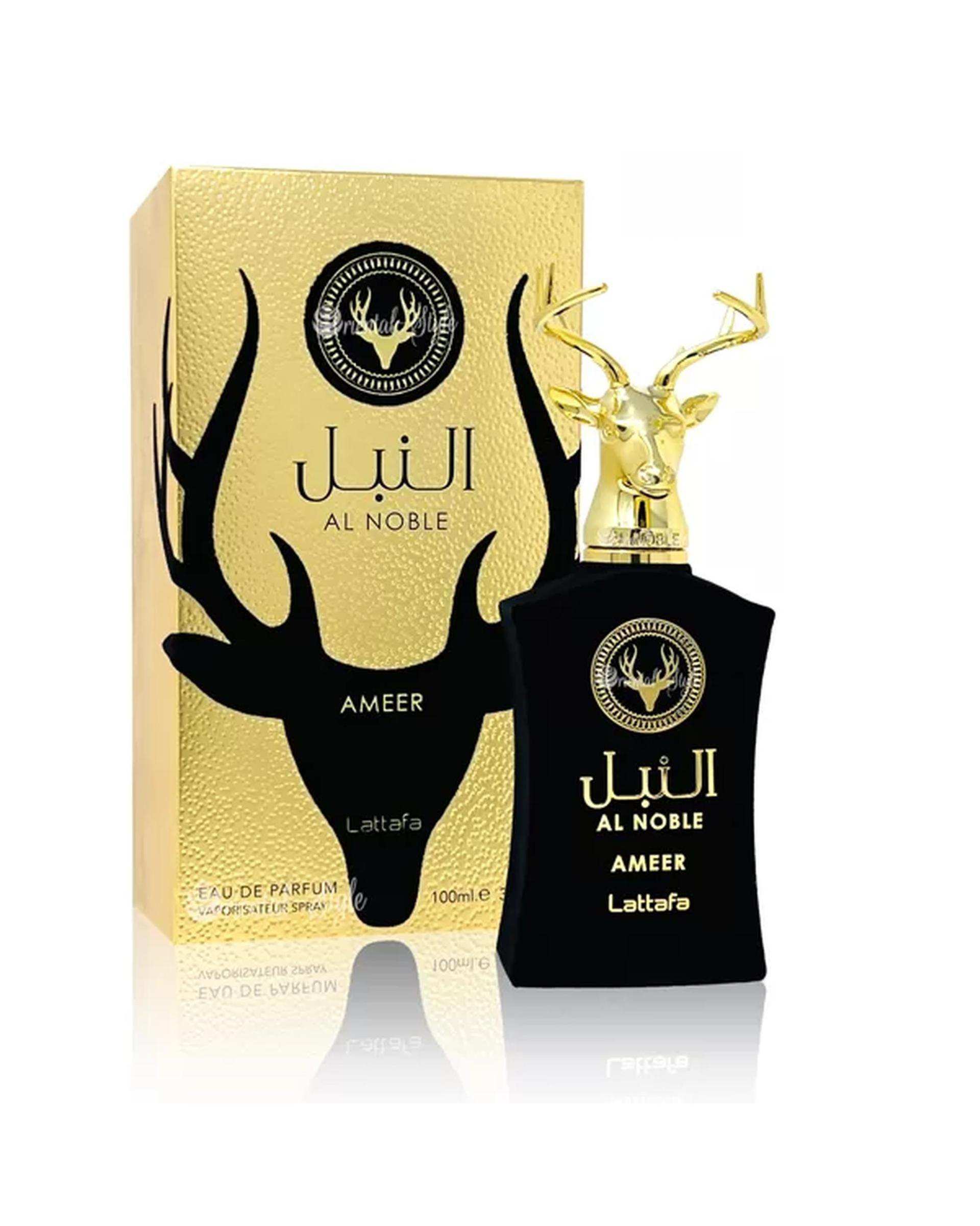 عطر النبل عامر مشکی لطافه al Noble Ameer EDP 100ml Lattafa