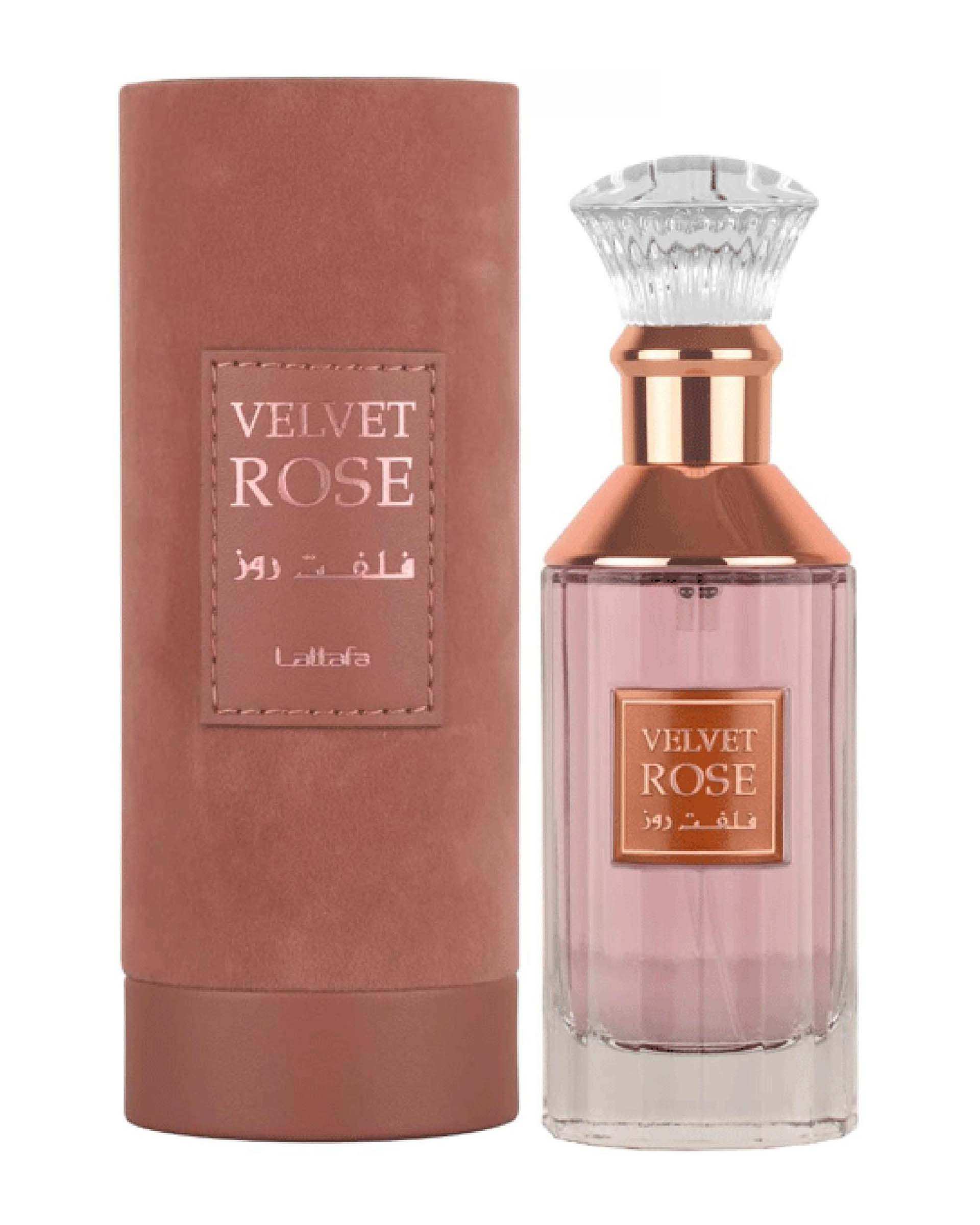 عطر زنانه ولوت رز لطافه Velvet Rose EDP 100ml Lattafa