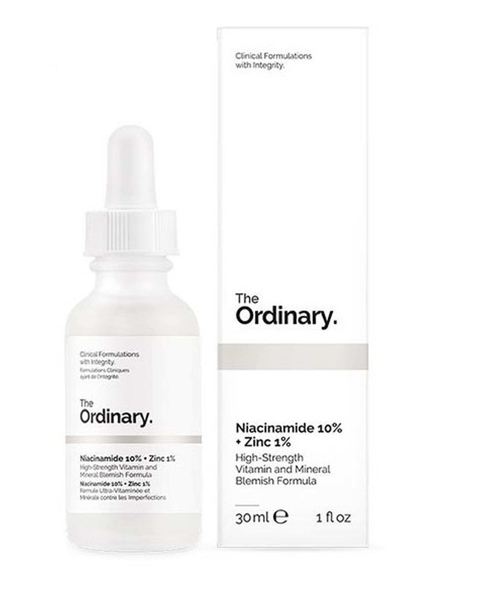 سرم ضد جوش اوردینری The Ordinary مدل Niacinamide 10% + Zinc 1% حاوی نیاسینامید 10٪ + زینک 1٪