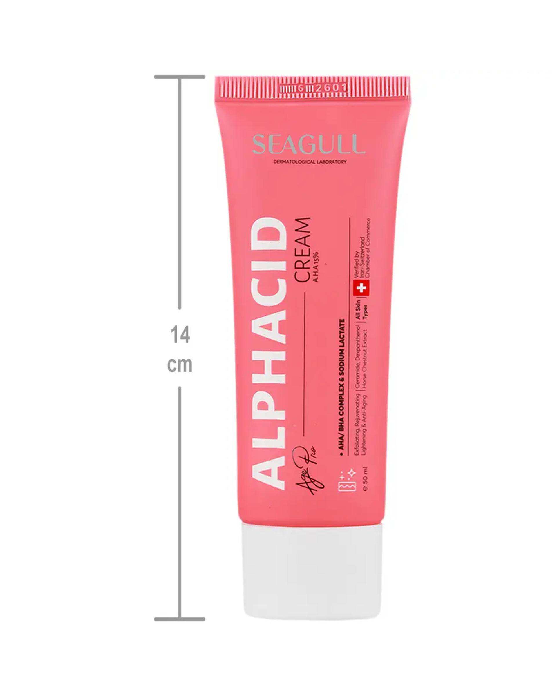 کرم آلفاسید ضد چروک سی گل Seagull مدل Alphacid حجم 40ml