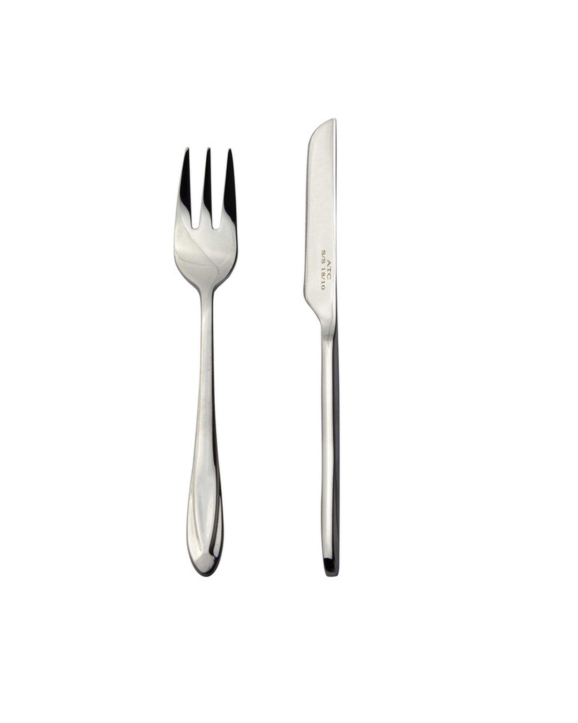 ست کارد و چنگال میوه خوری 12 پارچه استیل ای تی سی ATC کد 965