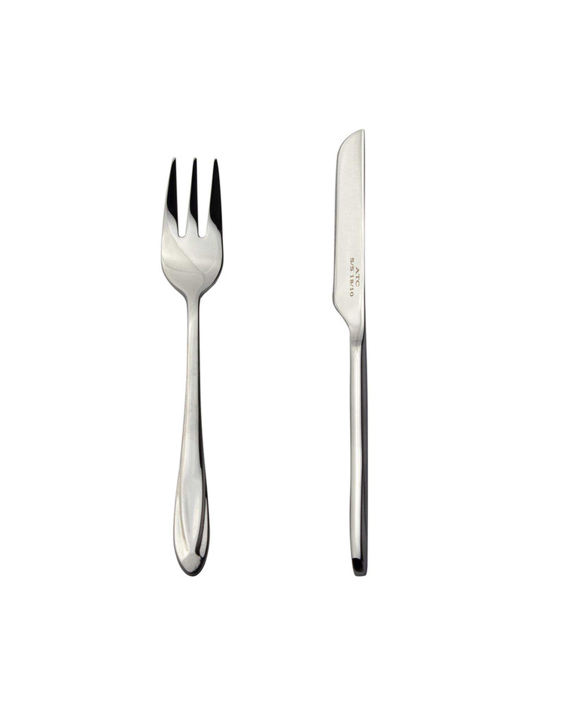 ست کارد و چنگال میوه خوری 12 پارچه استیل ای تی سی ATC کد 955