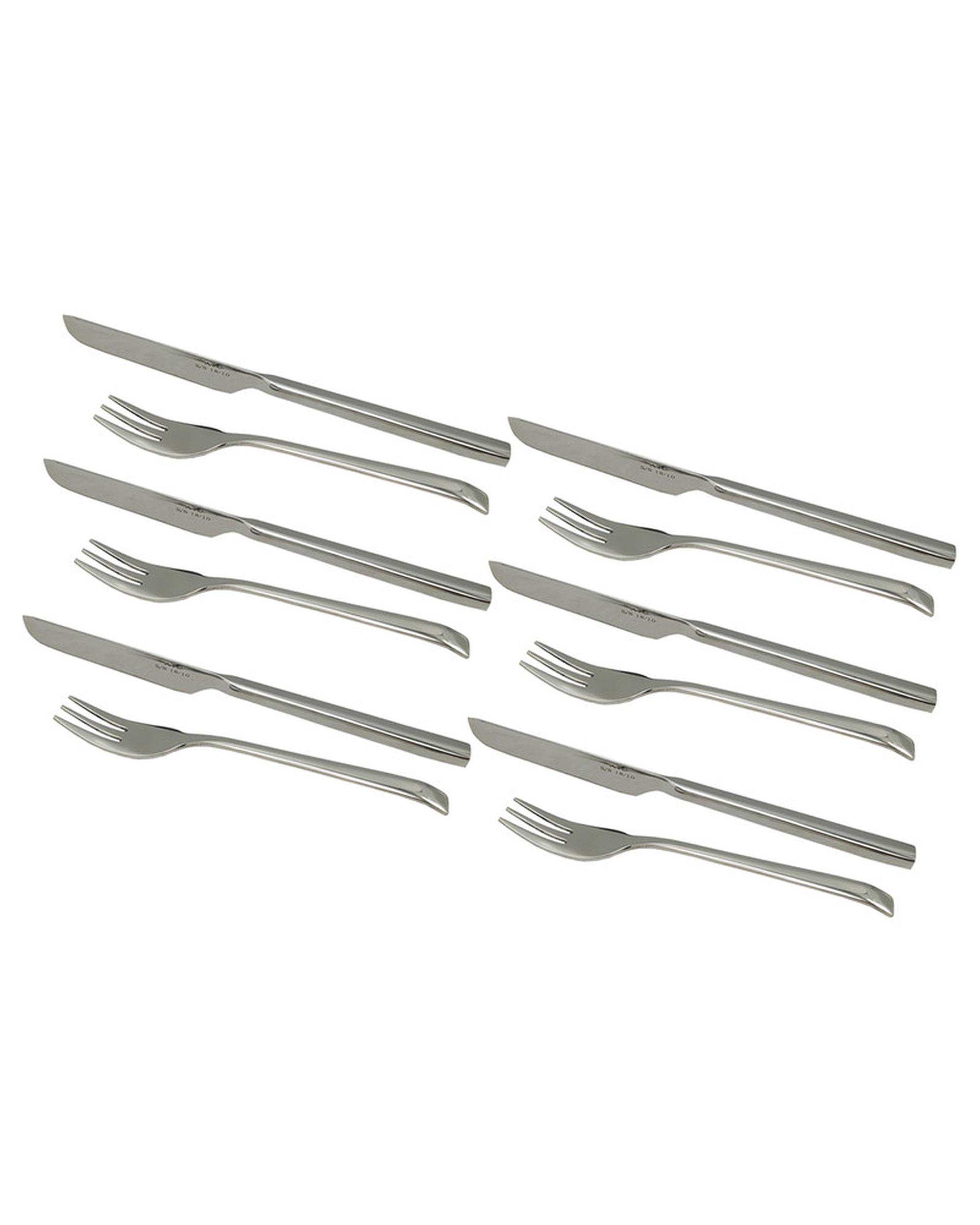 سرویس کارد و چنگال میوه خوری 12 پارچه استیل ای تی سی ATC کد A915