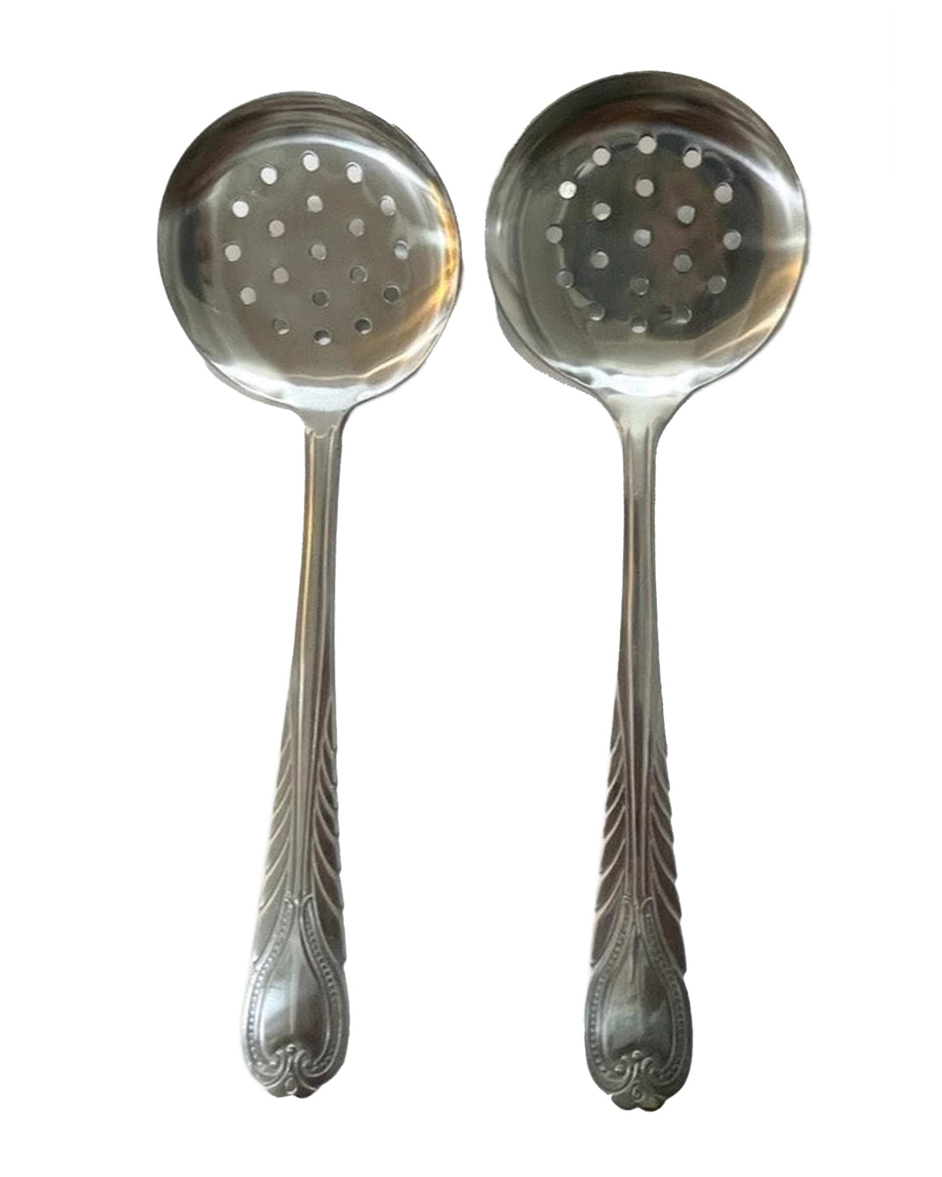 کفگیر استیل مدل دلی کد SM11 بسته دو عددی