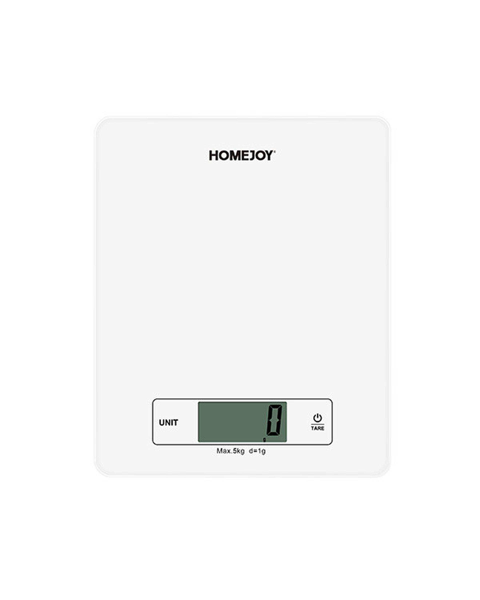 ترازوی آشپزخانه سفید هوم جوی Home Joy مدل HKS-3500