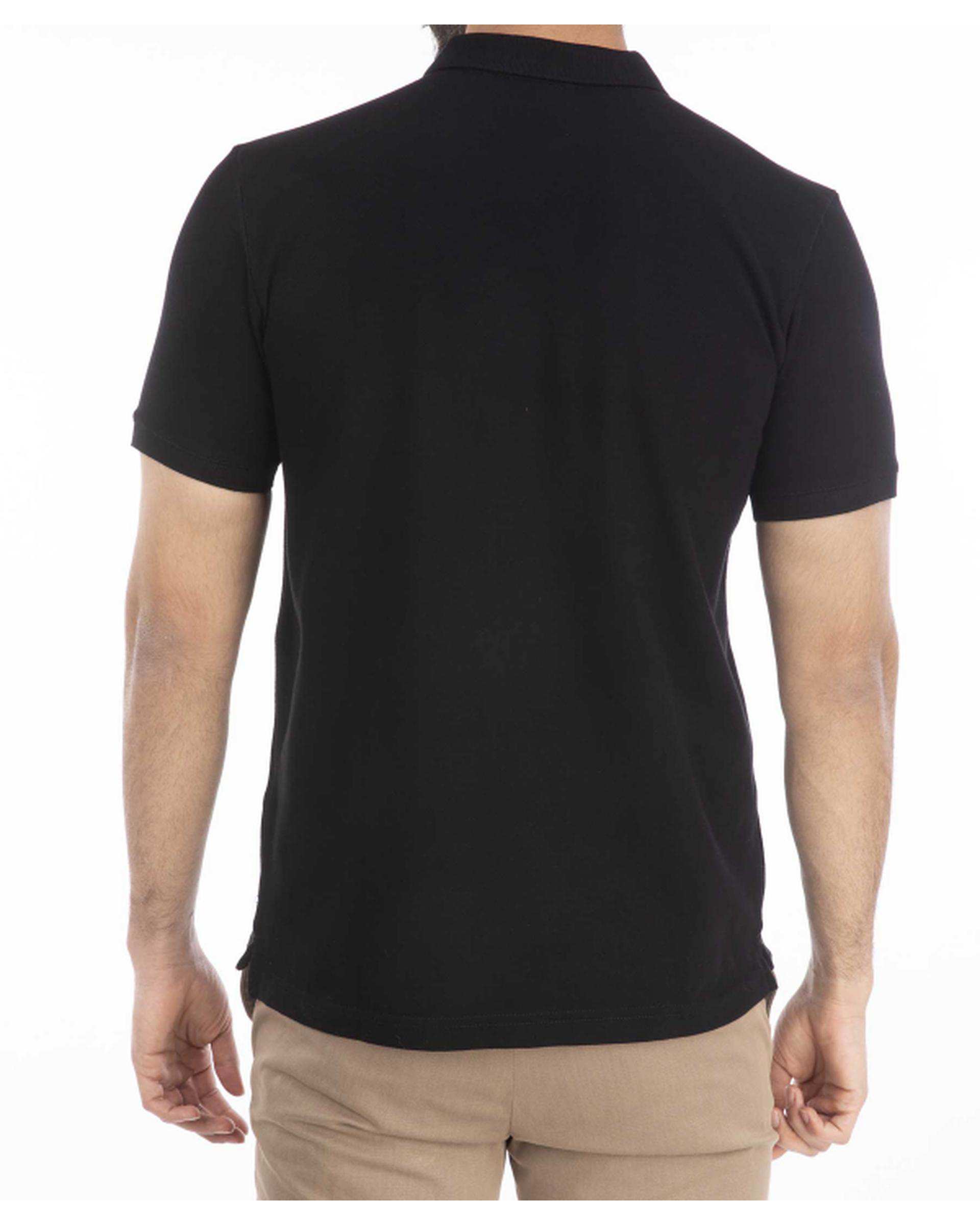 پولوشرت مردانه مشکی آر ان اس RNS کد 12311755