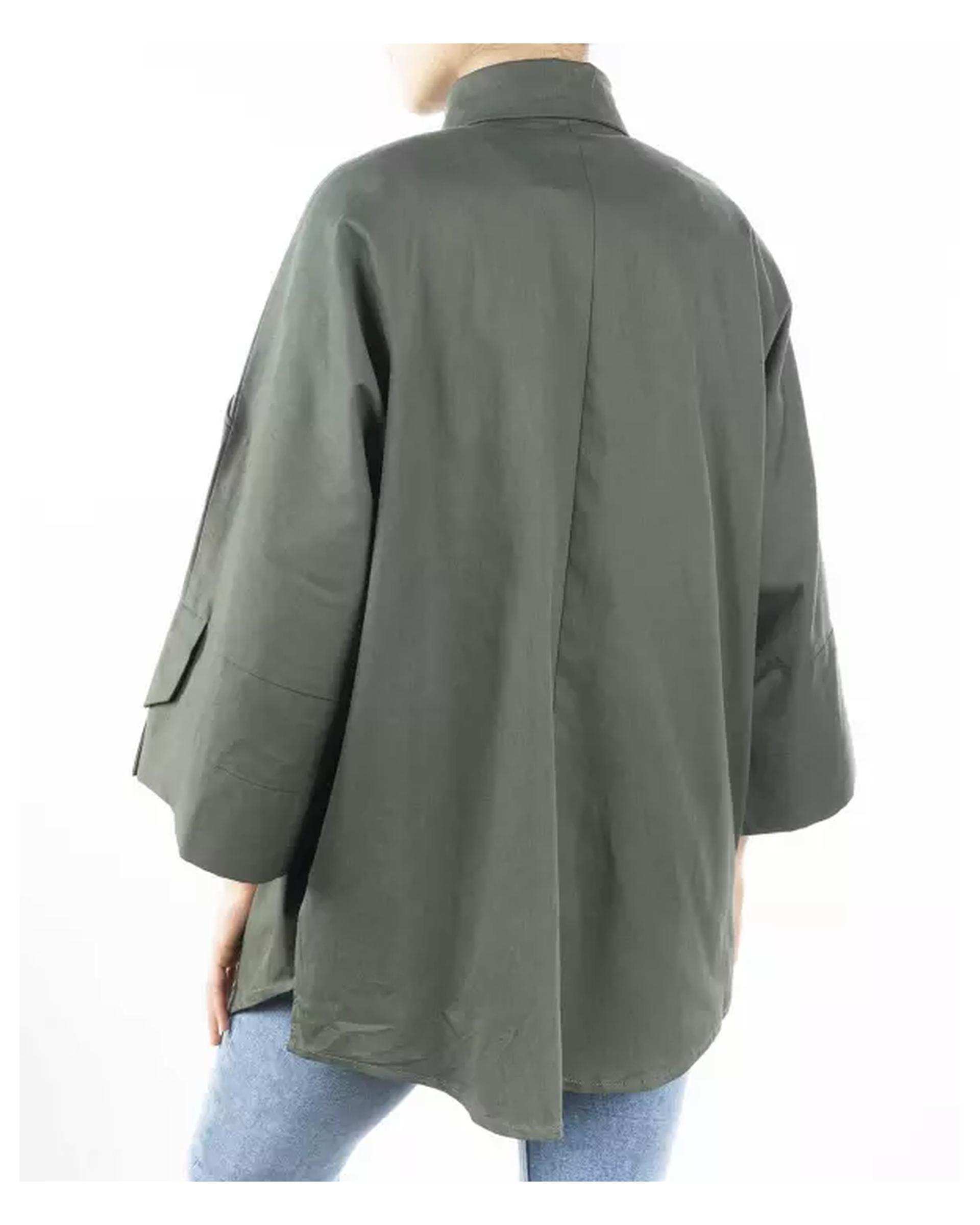 شومیز زنانه سبز ارتشی ریس Rees کد 1026008-02
