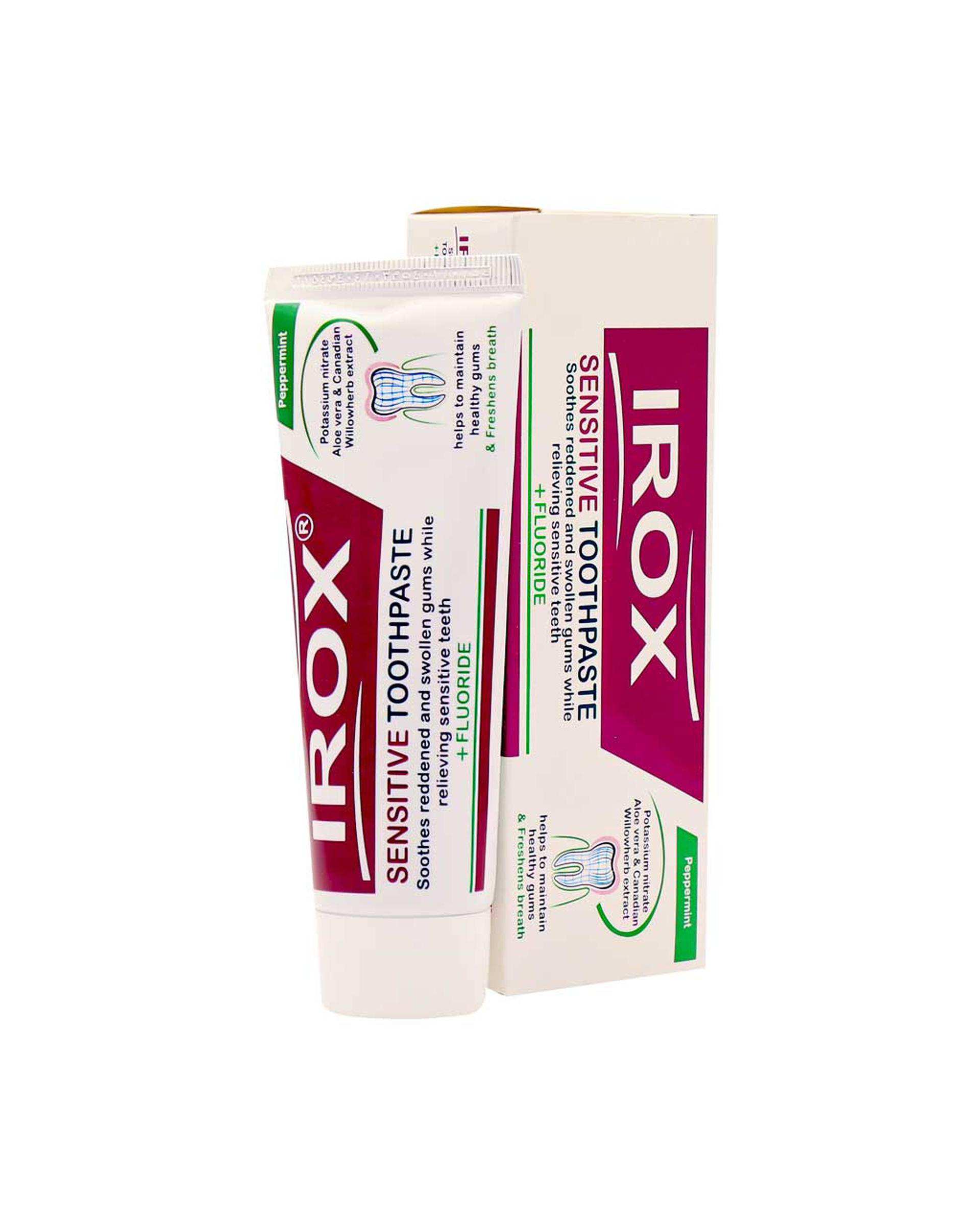 خمیردندان ایروکس Irox مدل Sensitive وزن 100 گرم