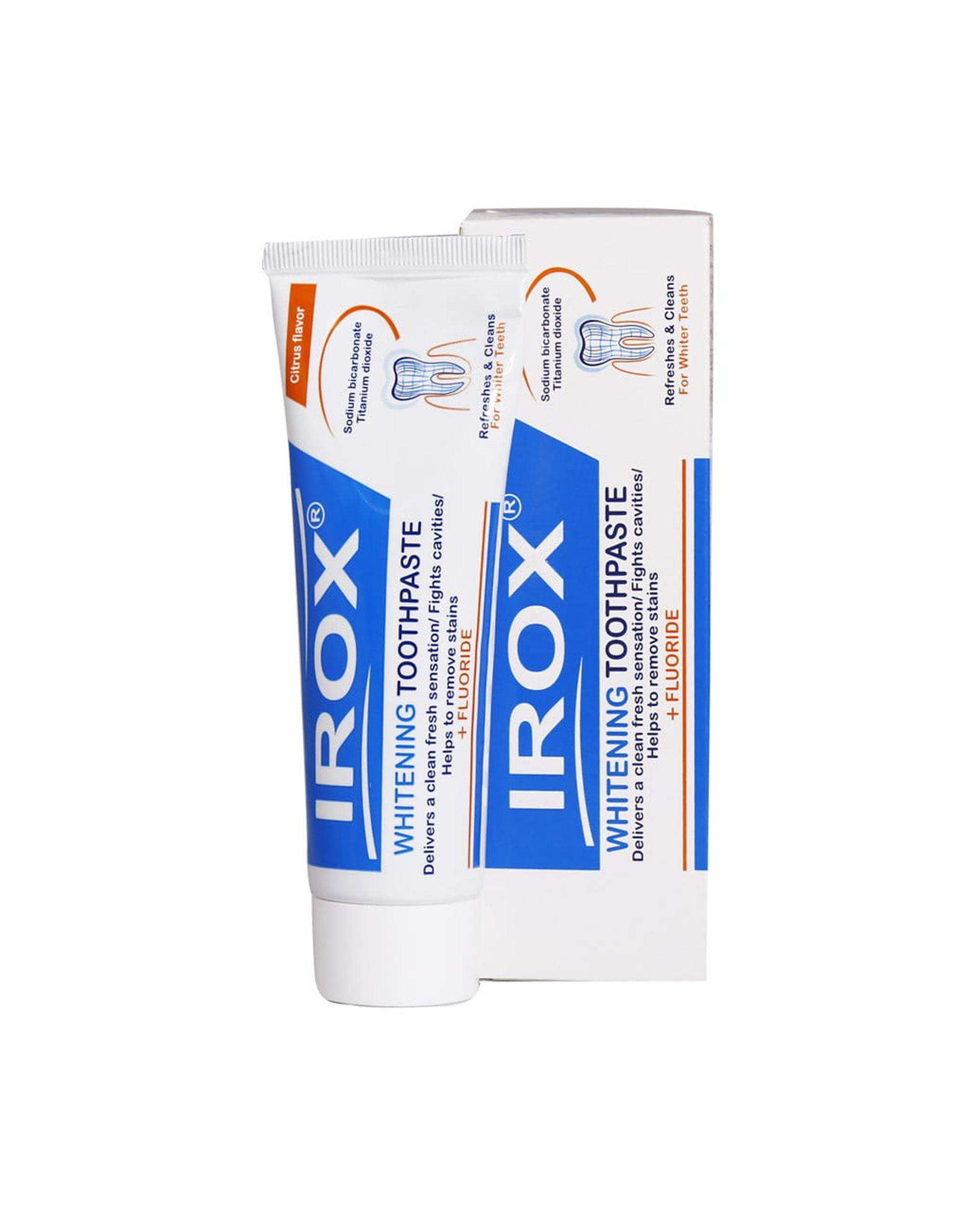 خمیردندان سفید کننده ایروکس Irox مدل Whitening حجم 100ml