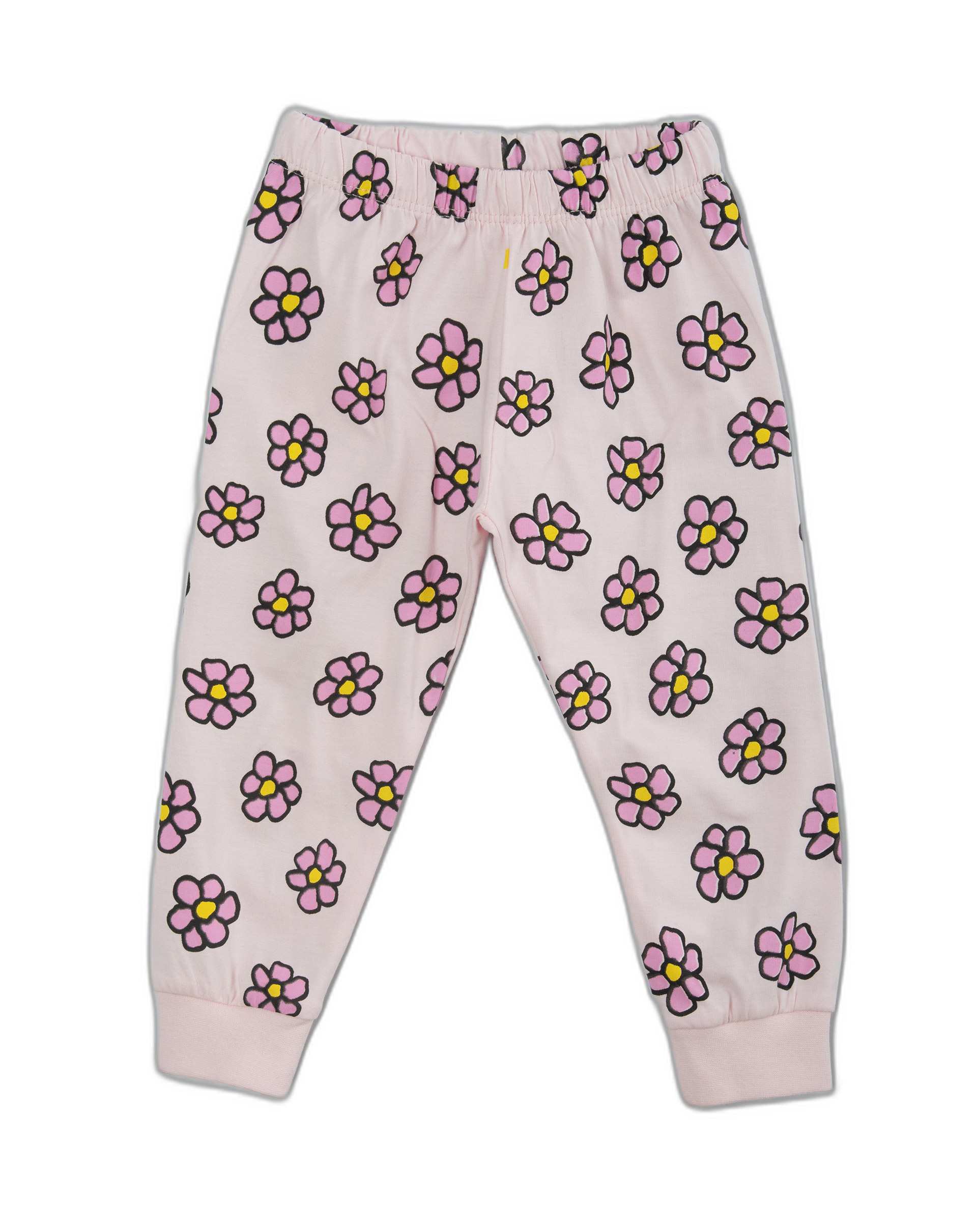 ست بلوز و شلوار دخترانه نخی صورتی جی بی جو Jibijo طرح اسنوپی کد 3112