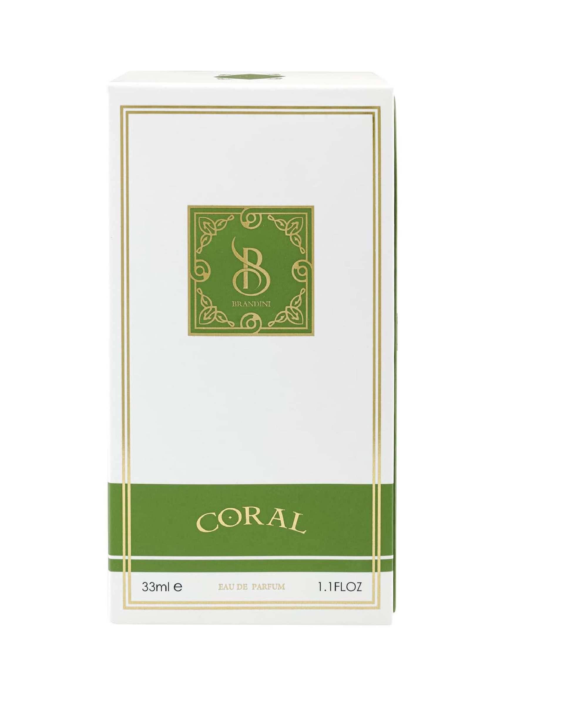 عطر جیبی مردانه برندینی Casamorati Coral EDP 33ml Brandini