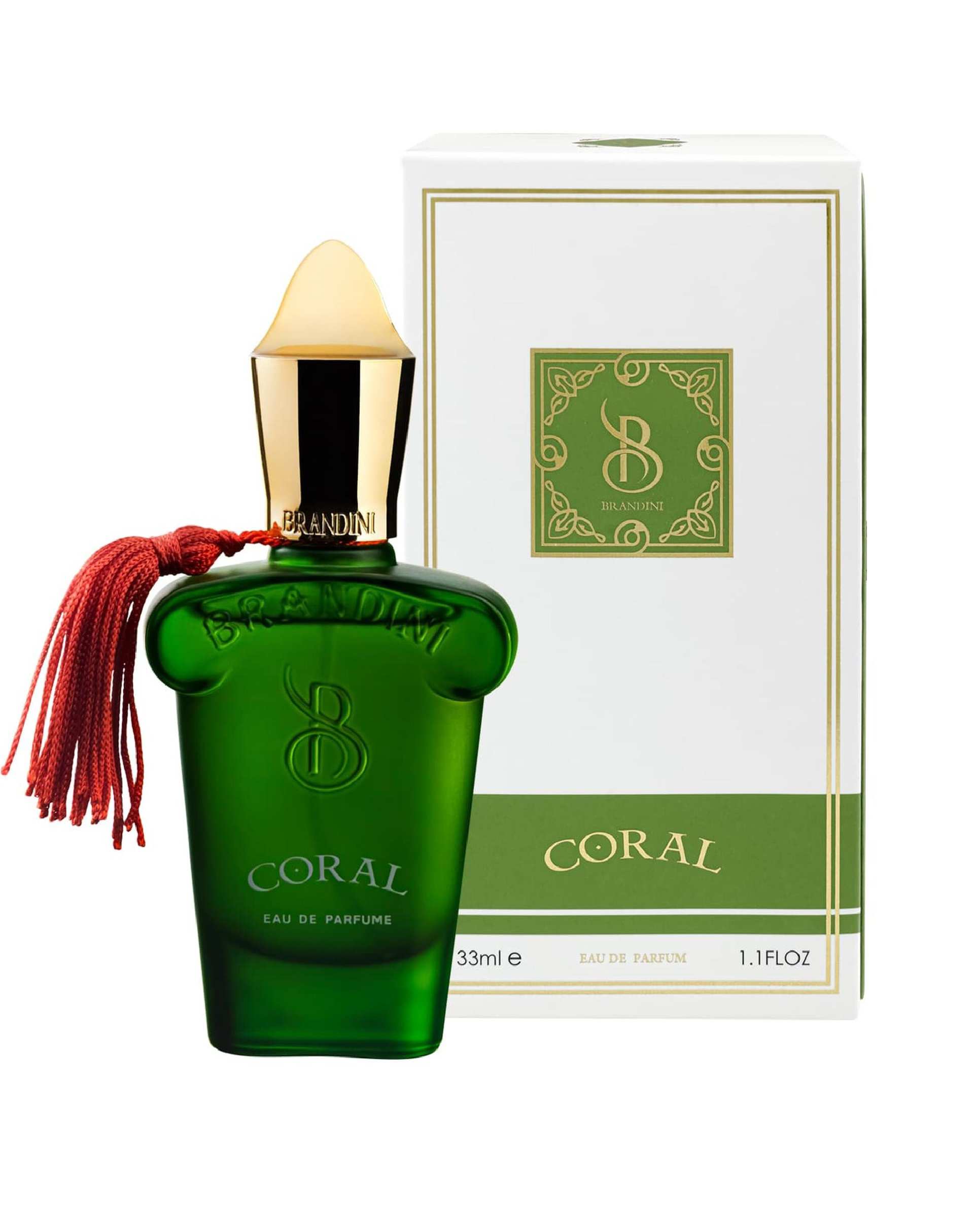 عطر جیبی مردانه برندینی Casamorati Coral EDP 33ml Brandini