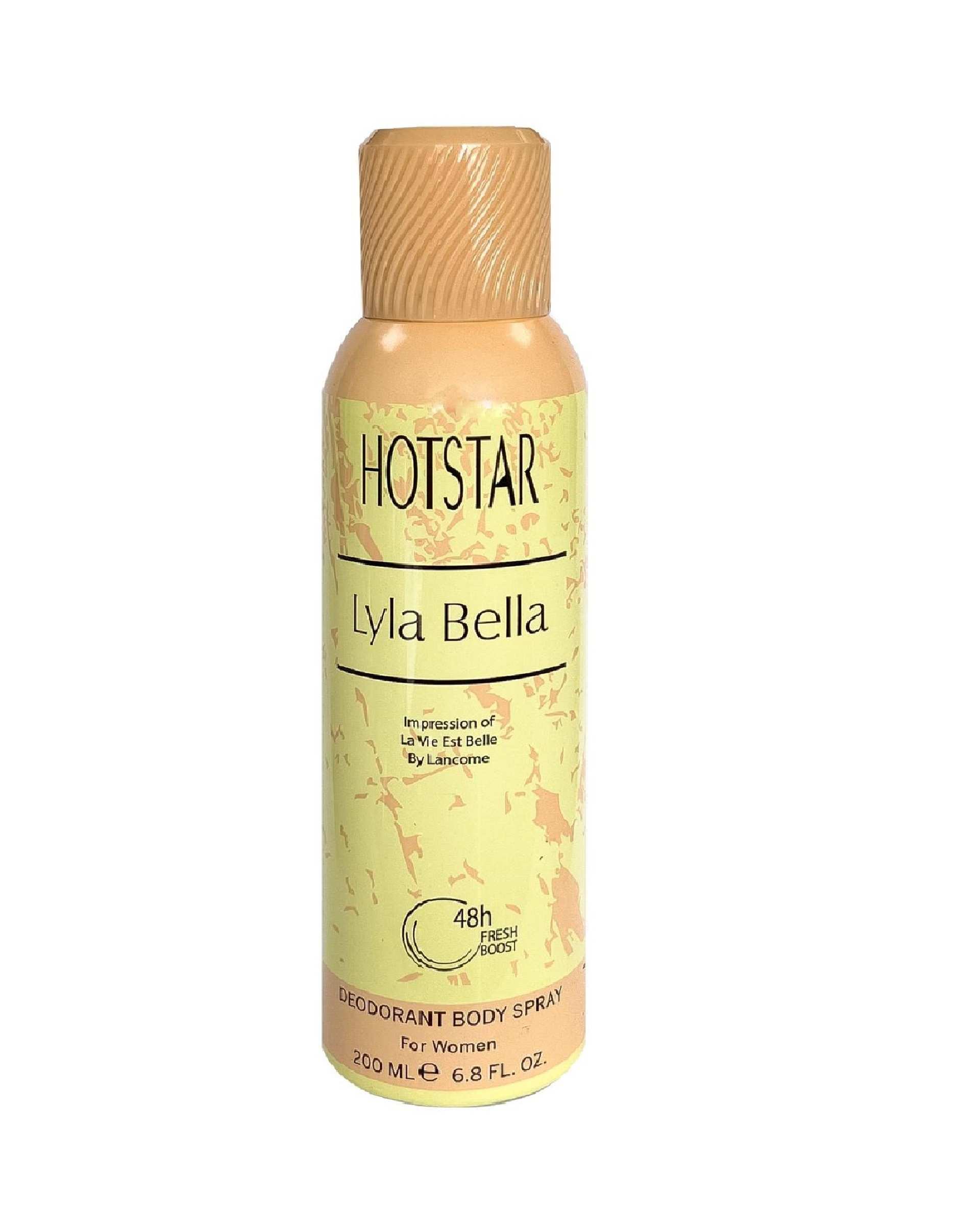 اسپری بدن زنانه هات استار Hotstar مدل Lyla Bella حجم 200ml