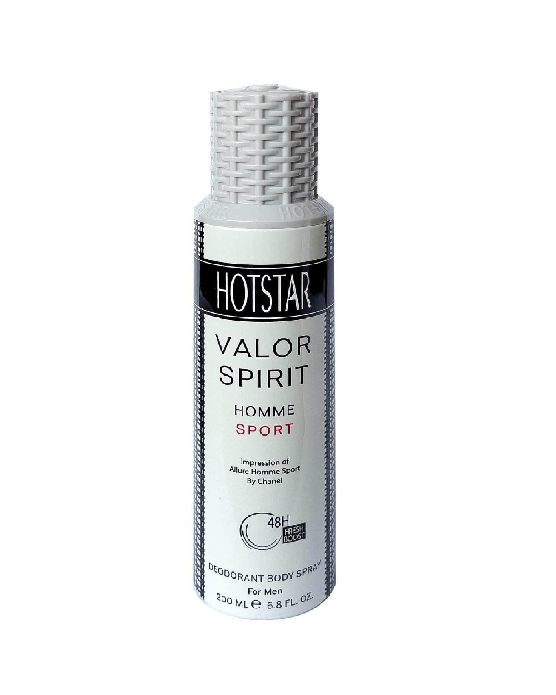 اسپری بدن مردانه هات استار Hotstar مدل Valor Spirit حجم 200ml