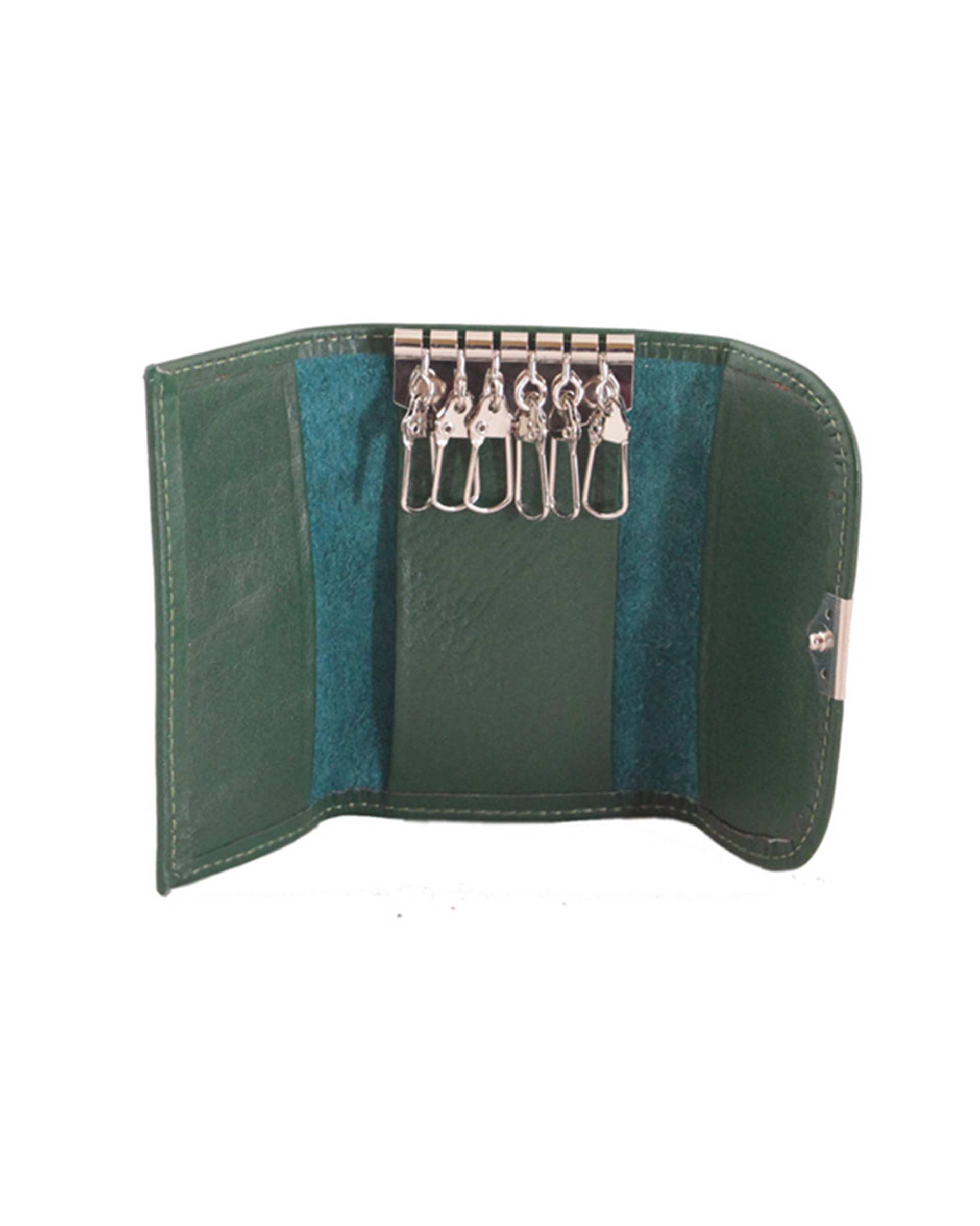 ست هدیه چرم زنانه سبز چرم بارز Charm Barez مدل DS22.nw