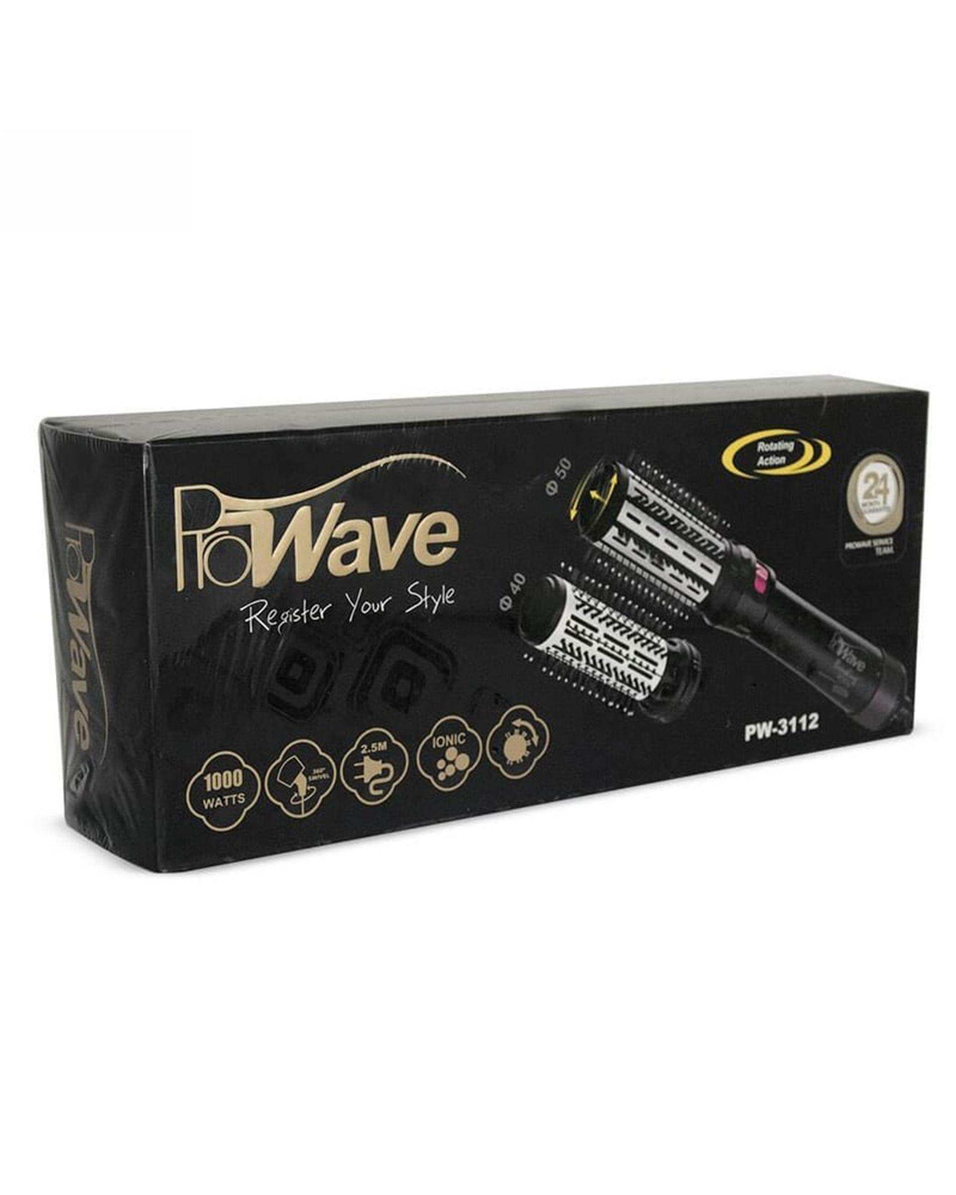 سشوار با برس چرخشی پروویو Prowave مدل PW-3112