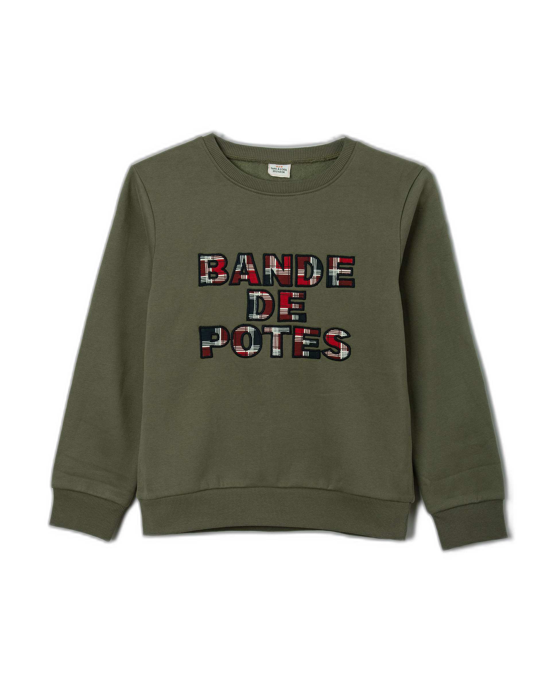 سویشرت پسرانه سبز کیدز پرو Kids Pro مدل Band De Potes