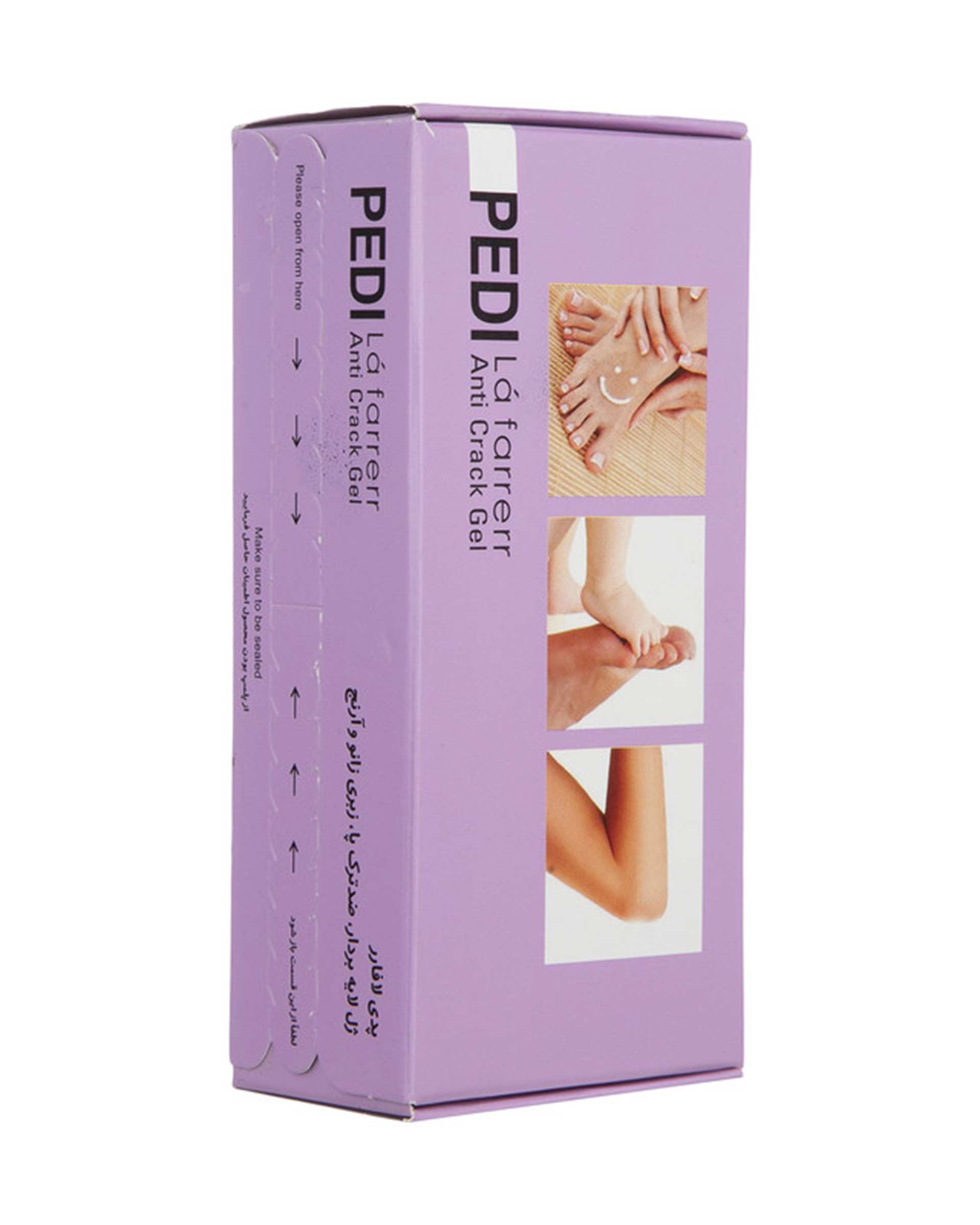 ژل لایه بردار و ضد ترک پوست لافارر La Farrerr مدل Pedi حجم 60ml