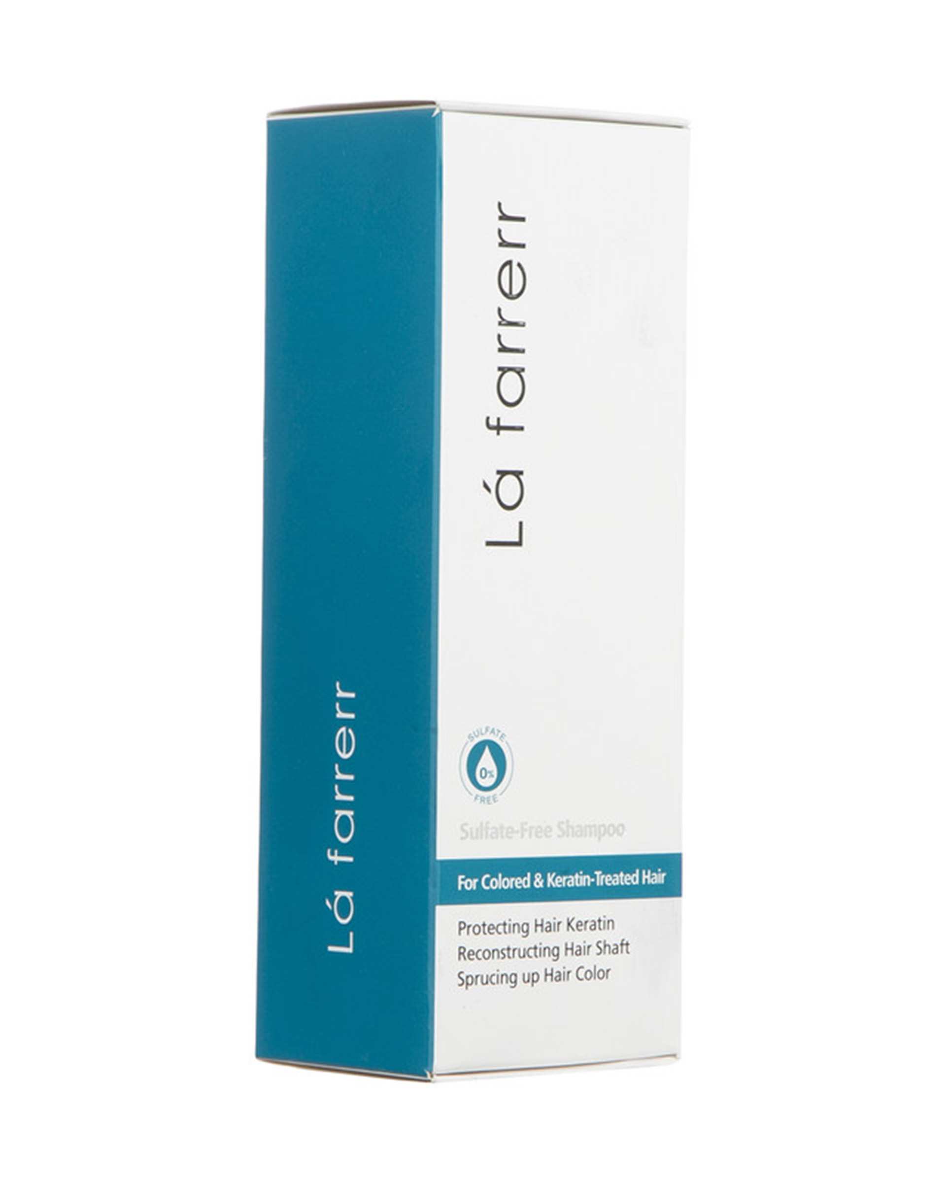 شامپو بدون سولفات لافارر La Farrerr مدل کراتینه مناسب موهای رنگ شده و کراتینه 200ml