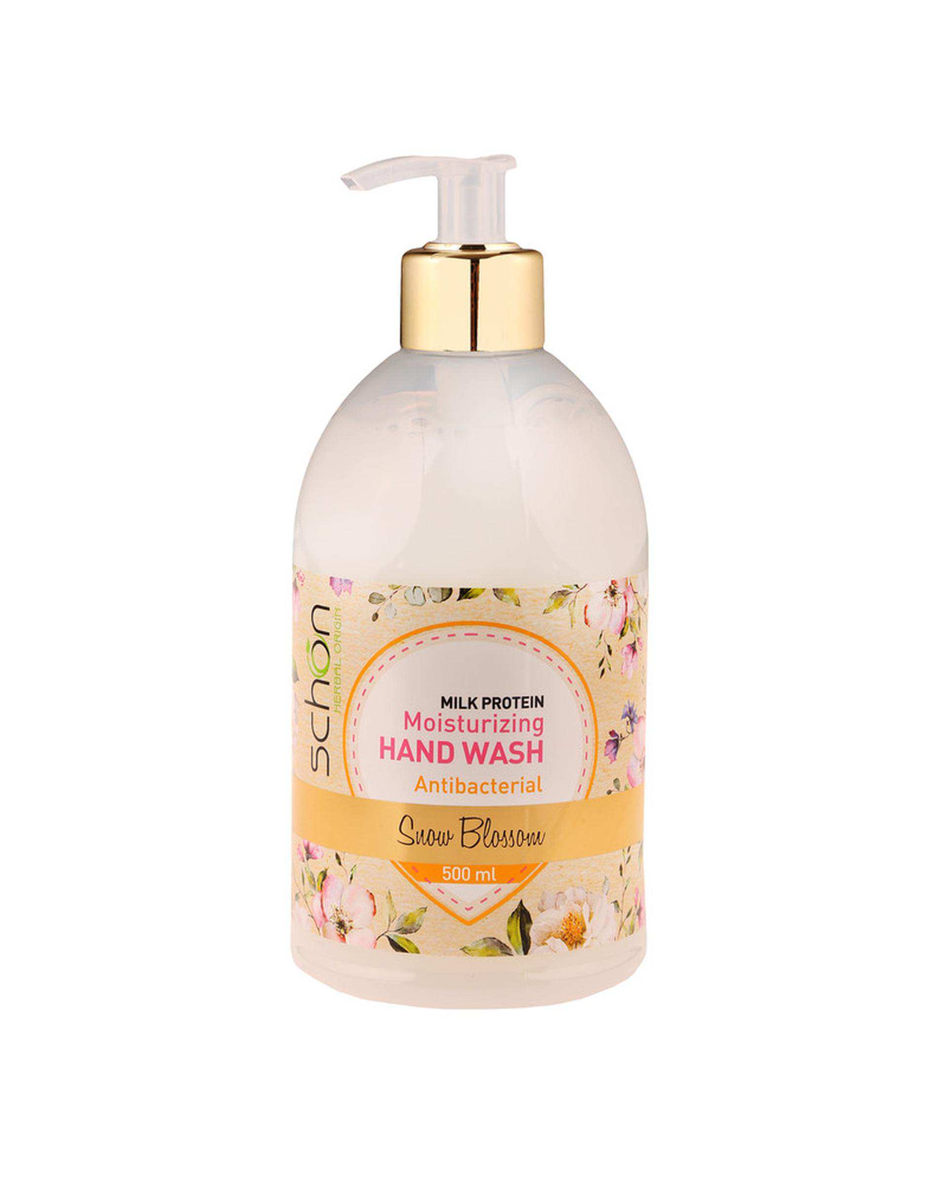 مایع دستشویی کرمی شون Schon مدل Snow Blossom_sh50 حجم 500ml