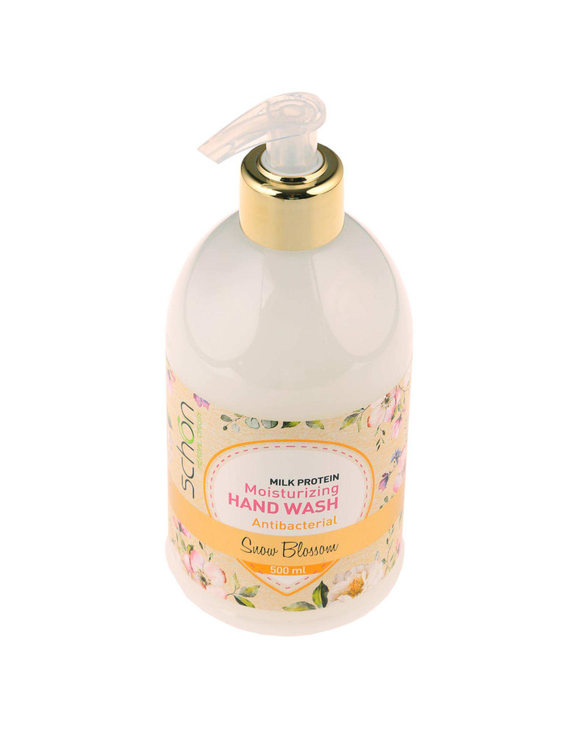 مایع دستشویی کرمی شون Schon مدل Snow Blossom_sh50 حجم 500ml