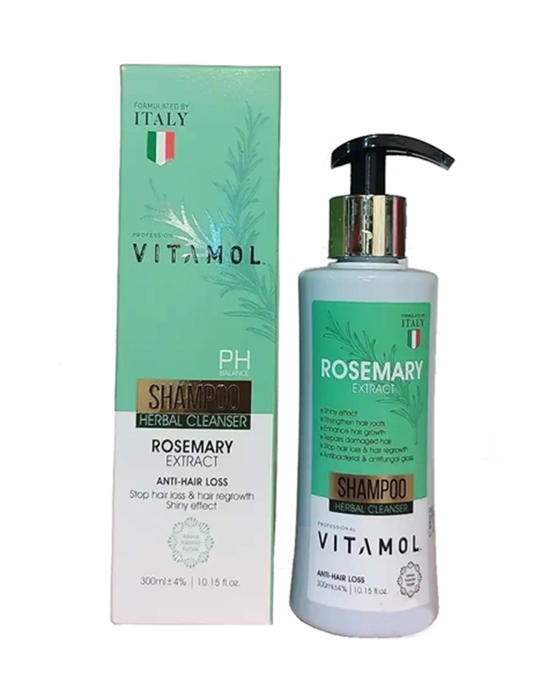 شامپو تقویت کننده مو ویتامول Vitamol حاوی رزماری