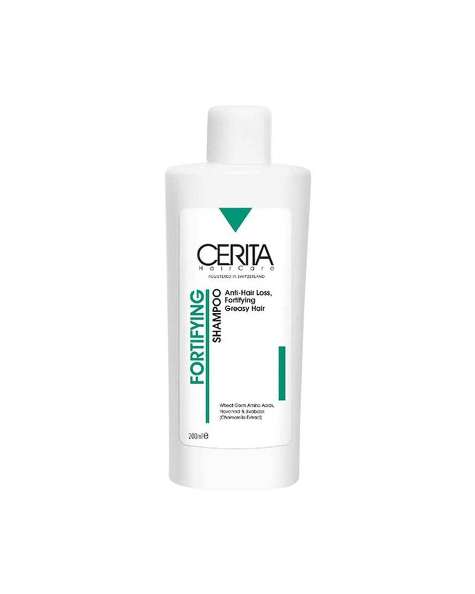 شامپو ضد ریزش موهای چرب سریتا Cerita حجم 200ml