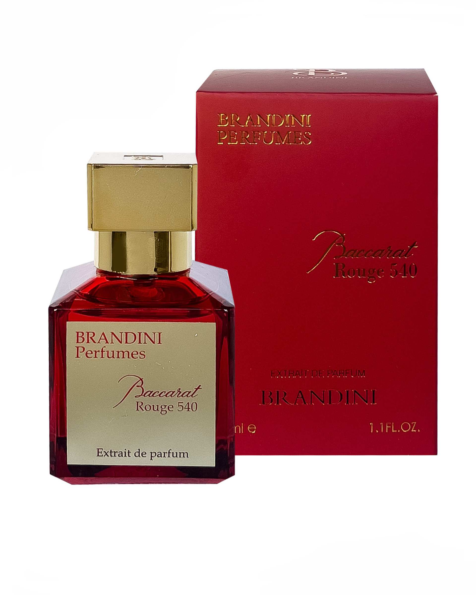 عطر جیبی برندینی Brandini مدل Baccarat Rouge 540 Extrait حجم 33ml