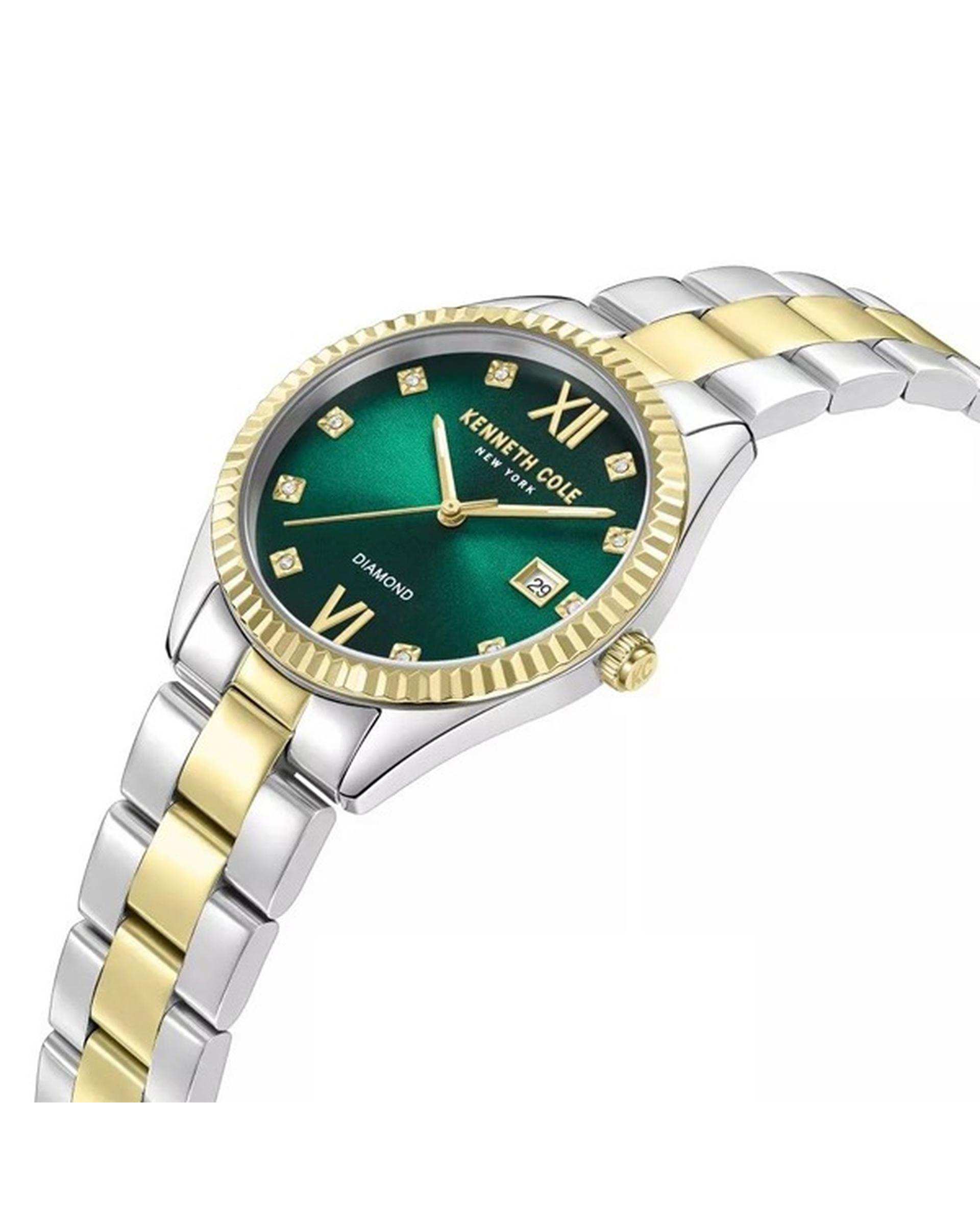 ساعت مچی زنانه عقربه ای کنت کول Kenneth Cole مدل MODERN CLASSIC-DIAMOND KCWLH0026903