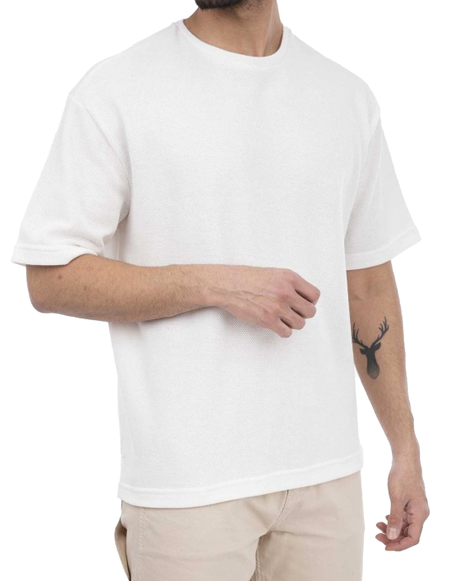 تی شرت مردانه استخوانی آر ان اس RNS کد 12021726