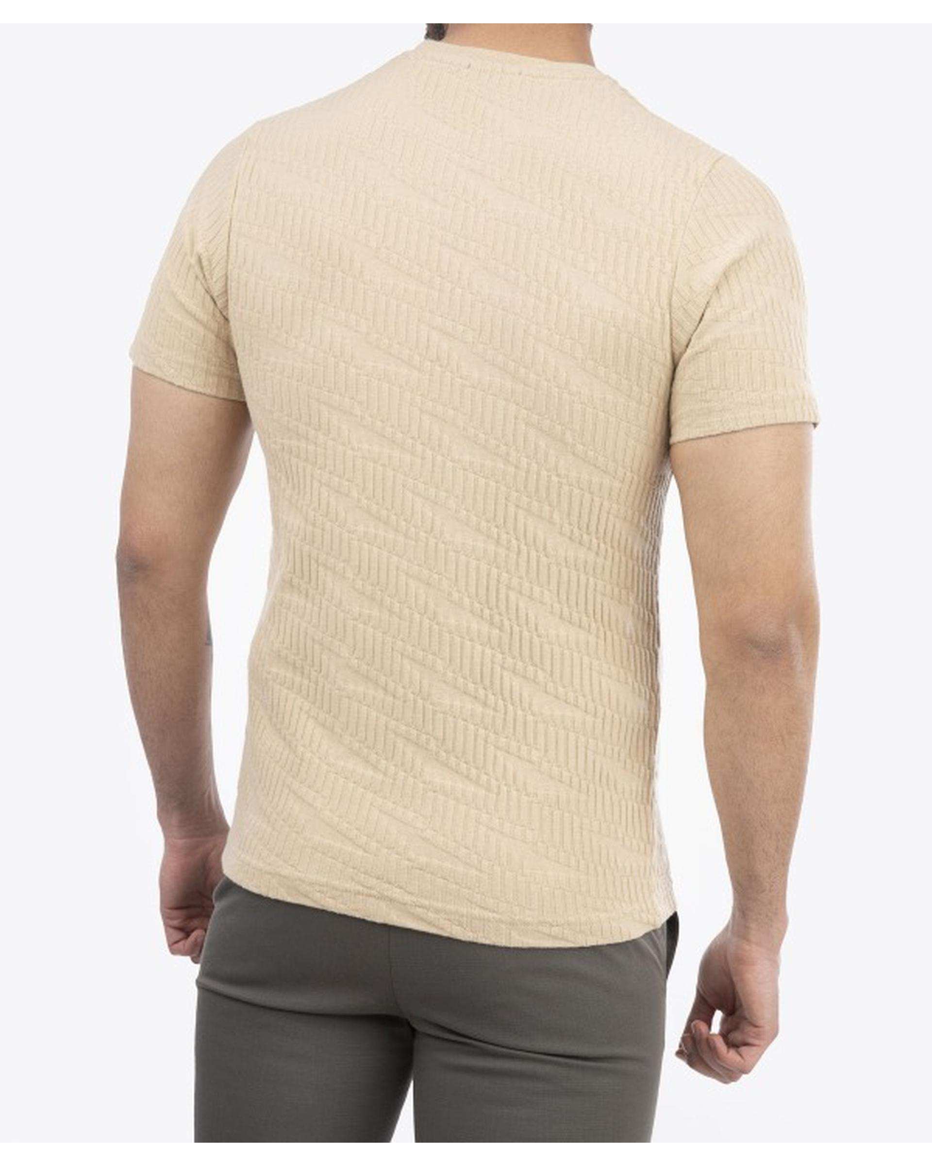 تی شرت مردانه کرم آر ان اس RNS کد 12031852