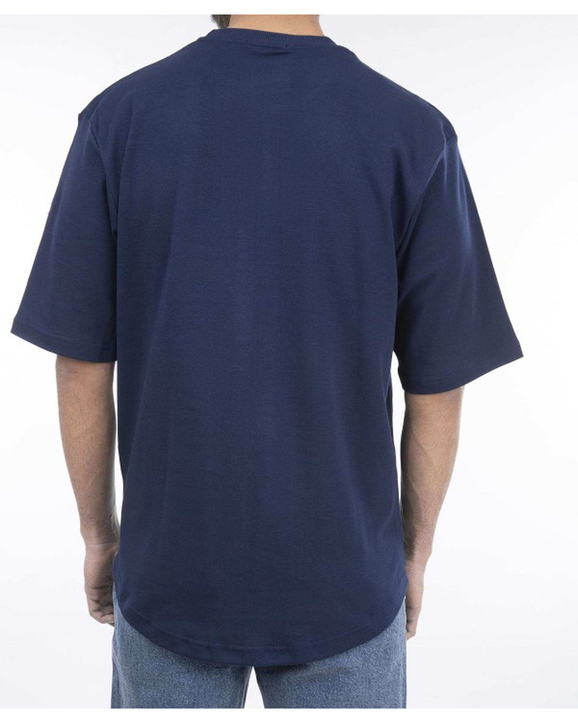 تی شرت مردانه لانگ سرمه ای آر ان اس RNS کد 12031855