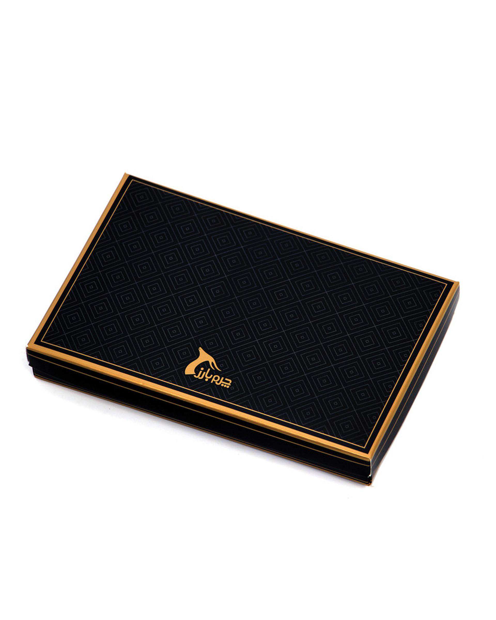 کیف پول چرم زنانه مشکی چرم بارز Charm Barez کد DM23