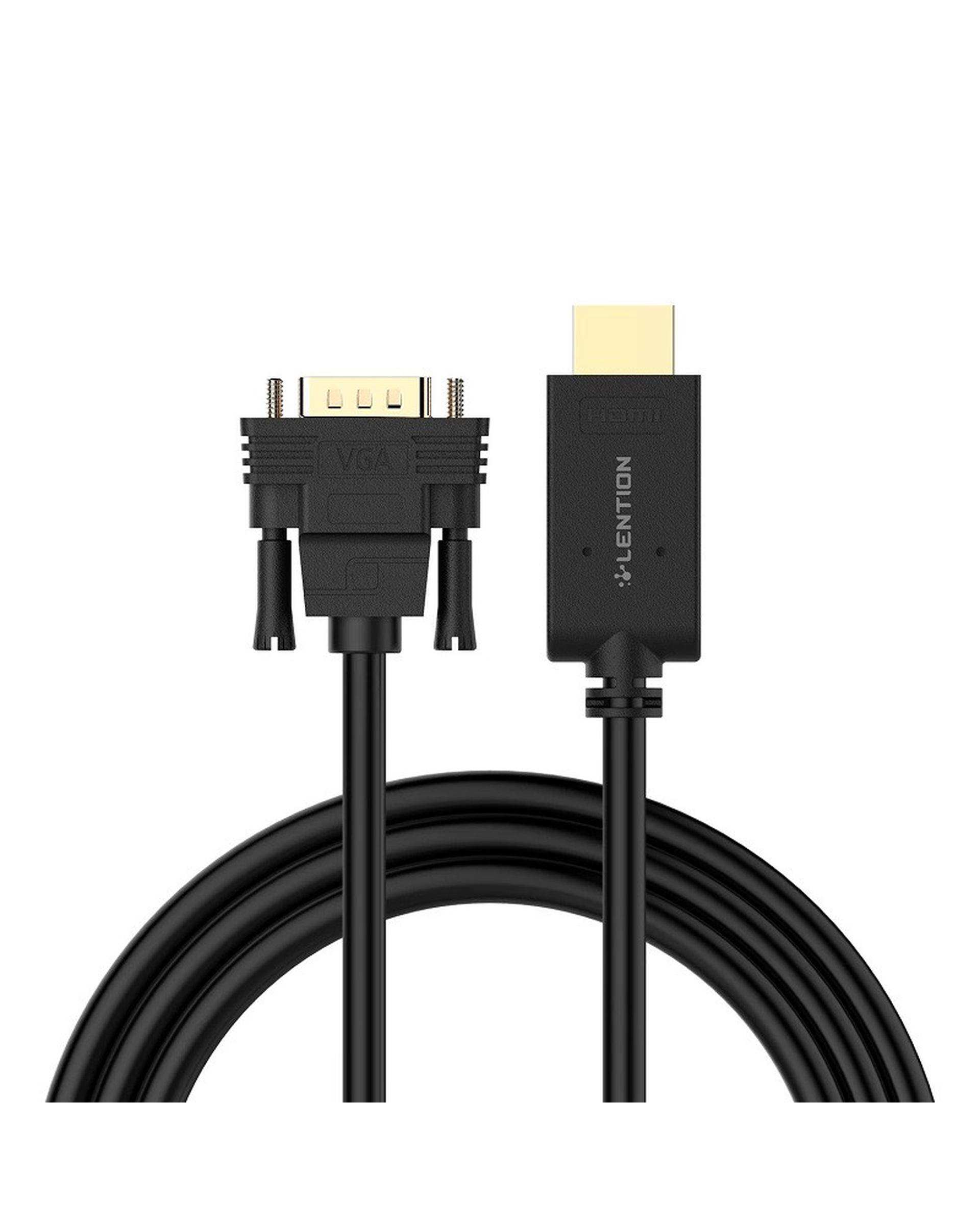 مبدل HDMI به VGA لنشن Lention مدل CB-HV مشکی